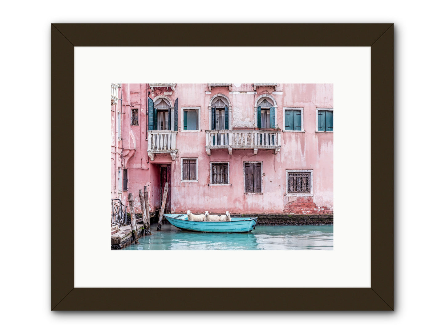 Rosewater -- Framed Print - Black 12x9