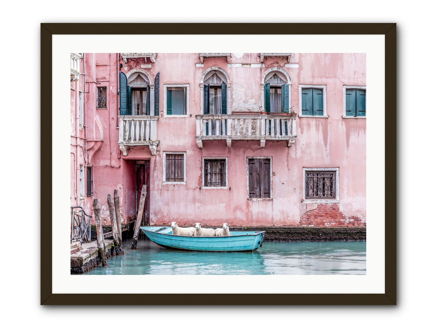 Rosewater -- Framed Print - Black 32x24