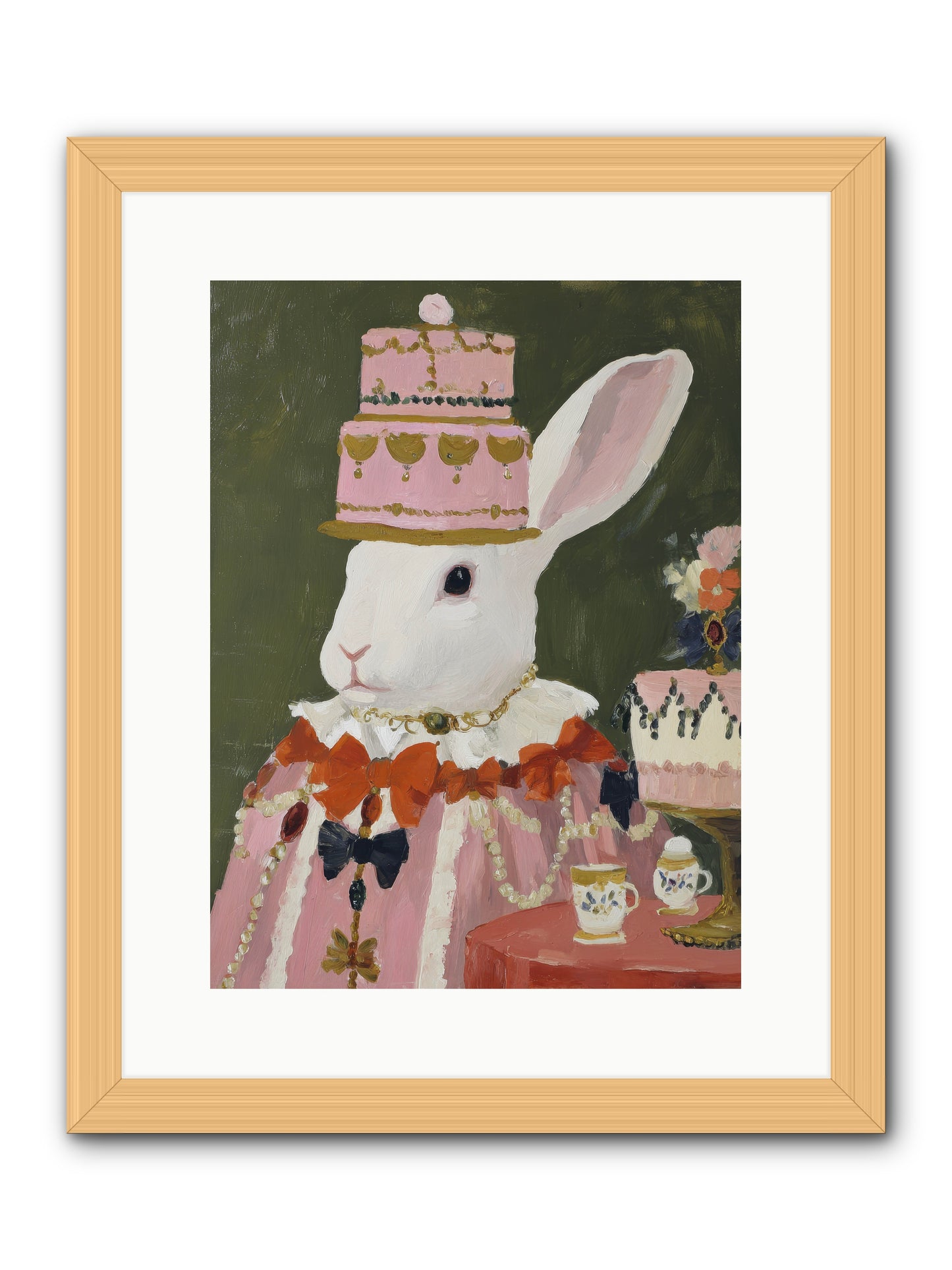 Rosewater Reveries -- Framed Print - Natural 12x16