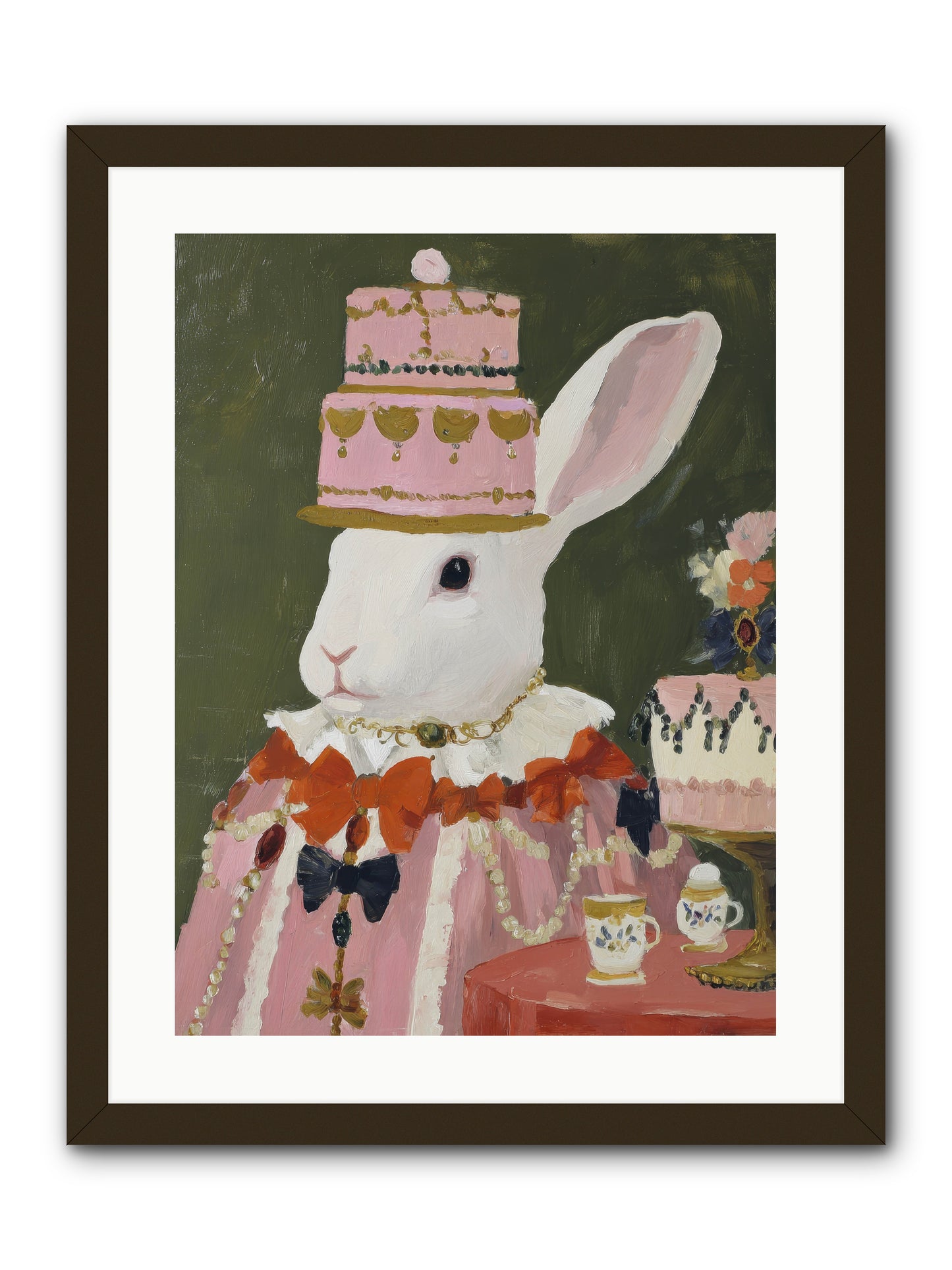 Rosewater Reveries -- Framed Print - Black 18x24