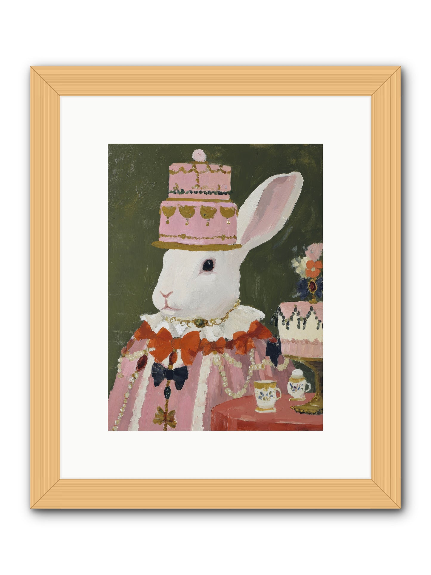 Rosewater Reveries -- Framed Print - Natural 9x12