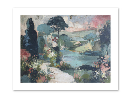 Rosewater Row -- Paper Print 12x9
