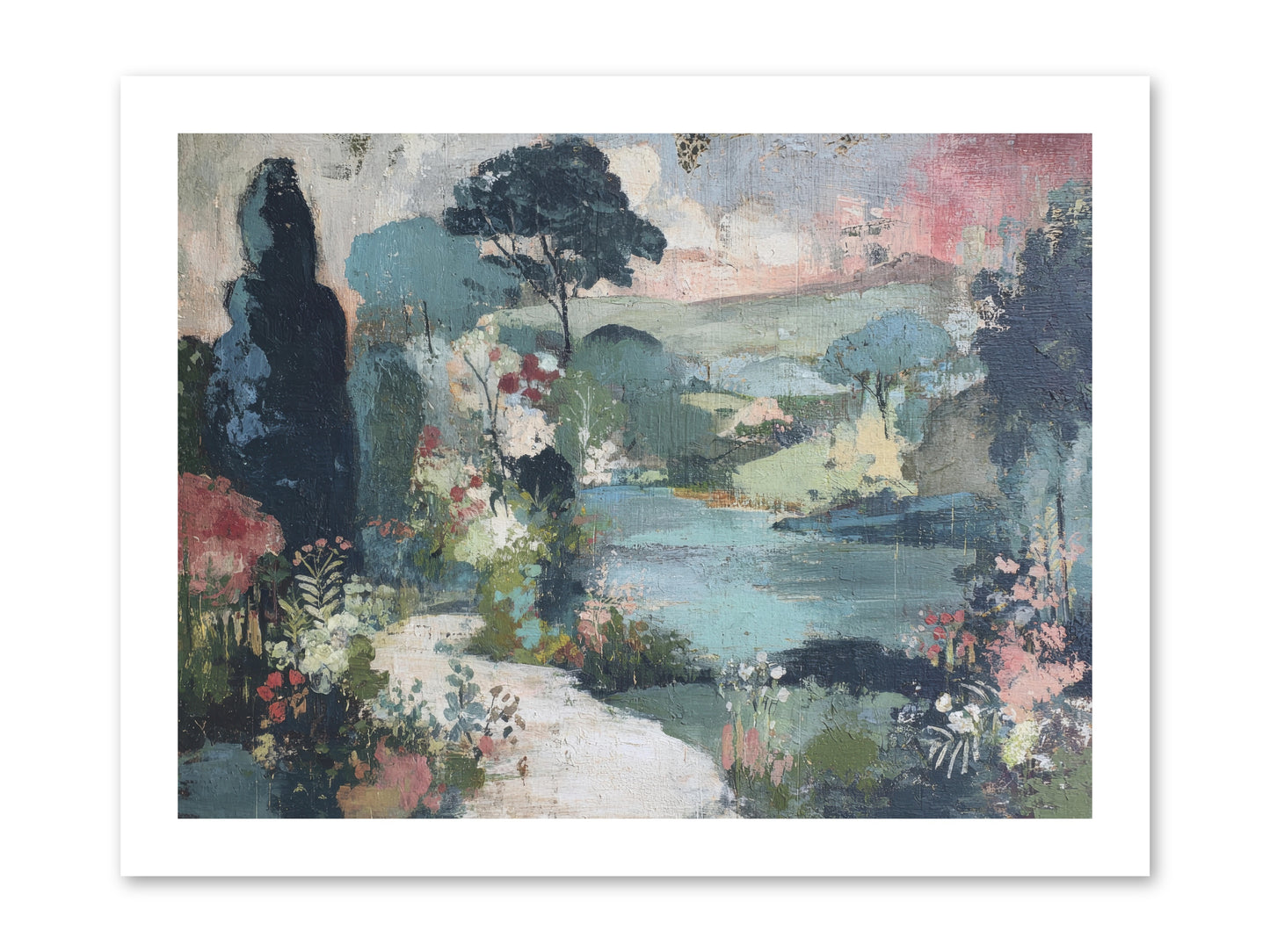 Rosewater Row -- Paper Print 16x12