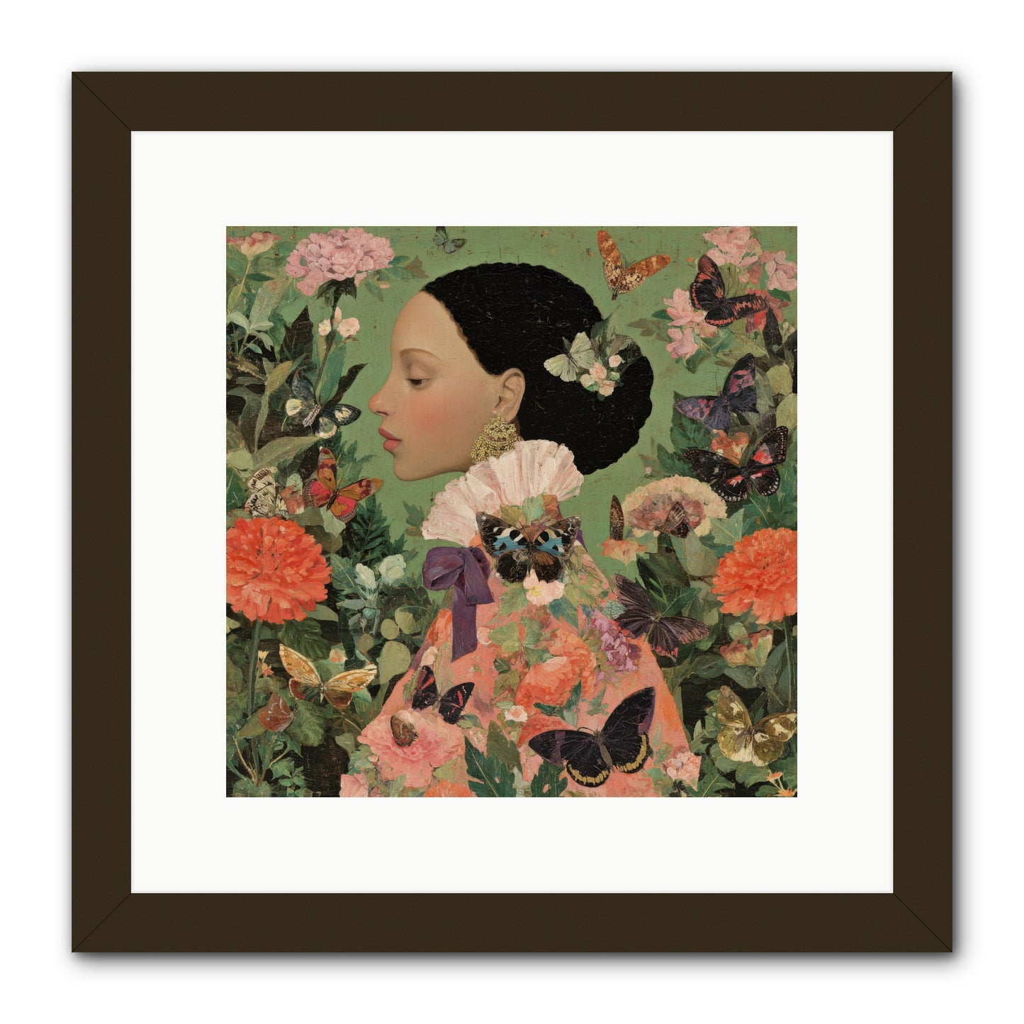 Rosewood Enclave-REZ -- Framed Print - Black 12x12