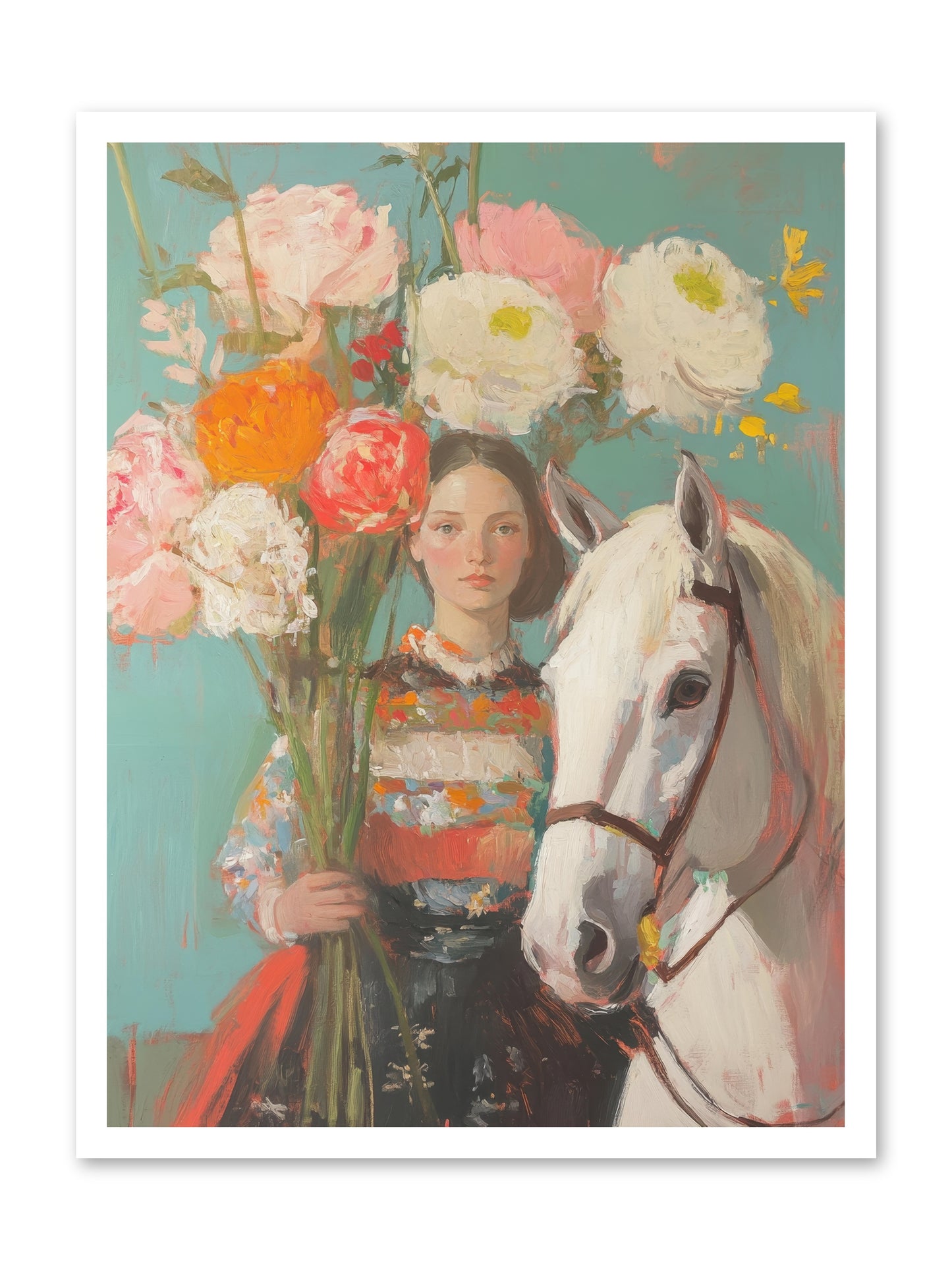 Rosewood Rider -- Paper Print 24x32