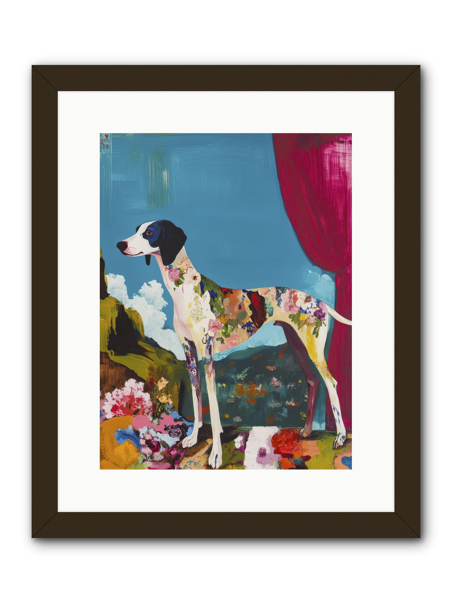 Rosie Belle -- Framed Print - Black 12x16