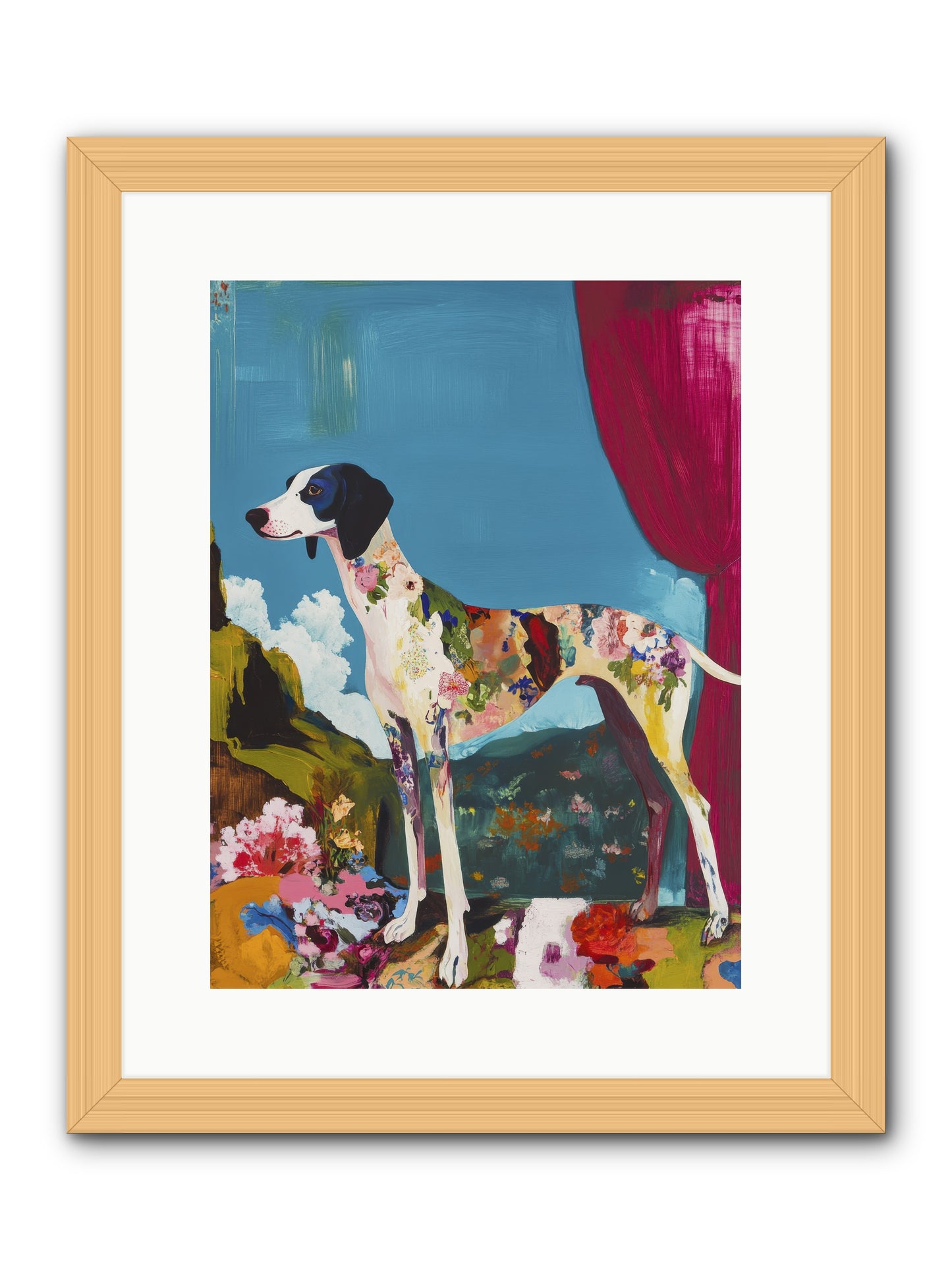 Rosie Belle -- Framed Print - Natural 12x16