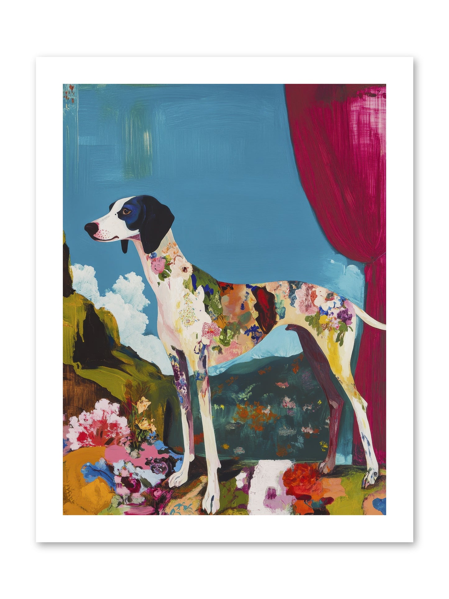 Rosie Belle -- Loose Canvas Print 12x16