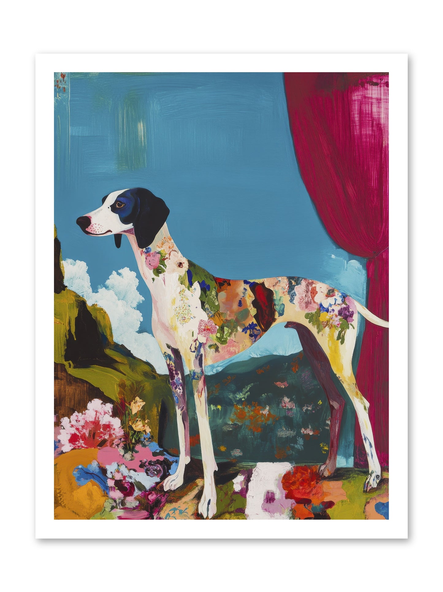 Rosie Belle -- Loose Canvas Print 18x24