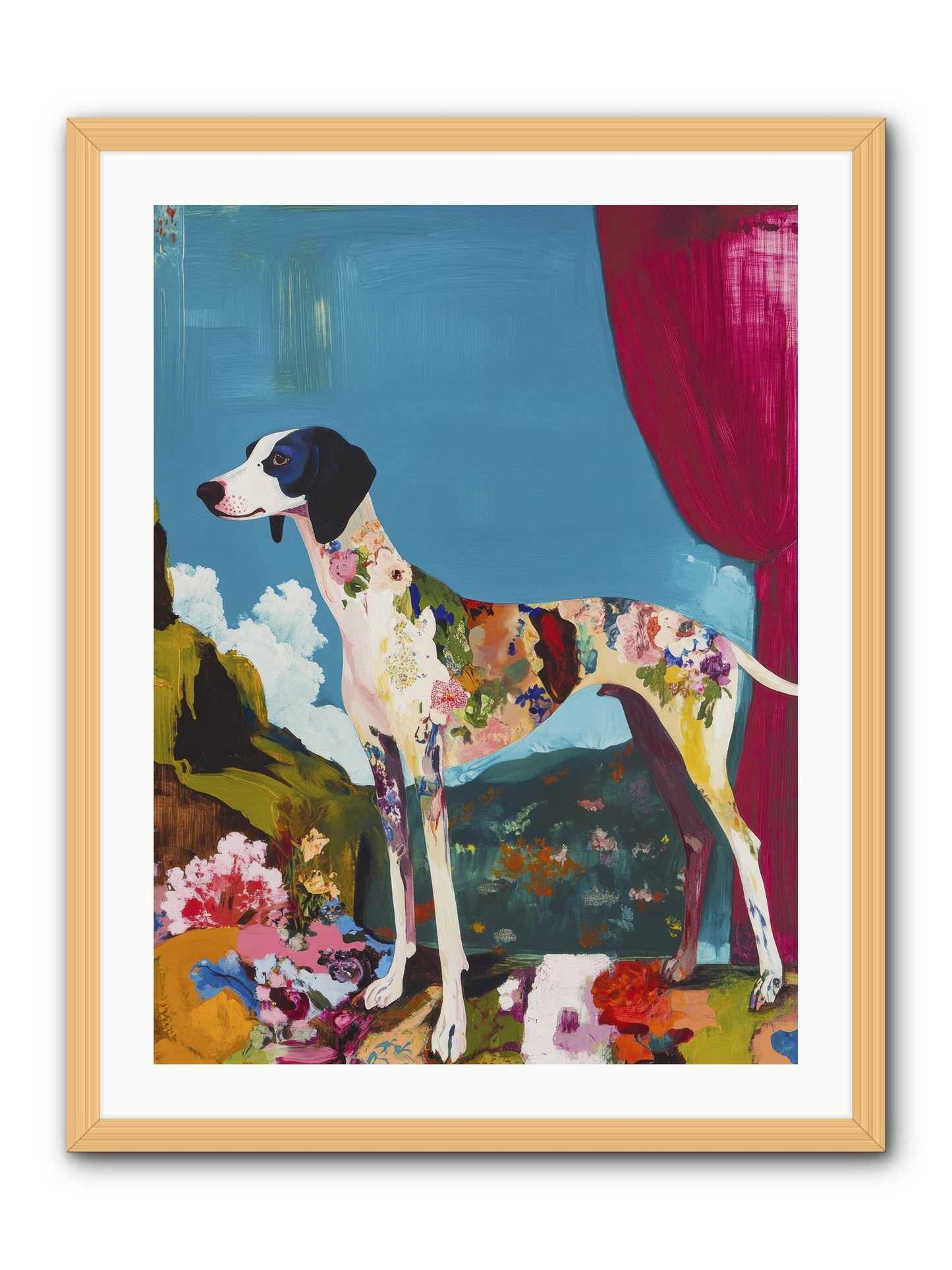 Rosie Belle -- Framed Print - Natural 24x32