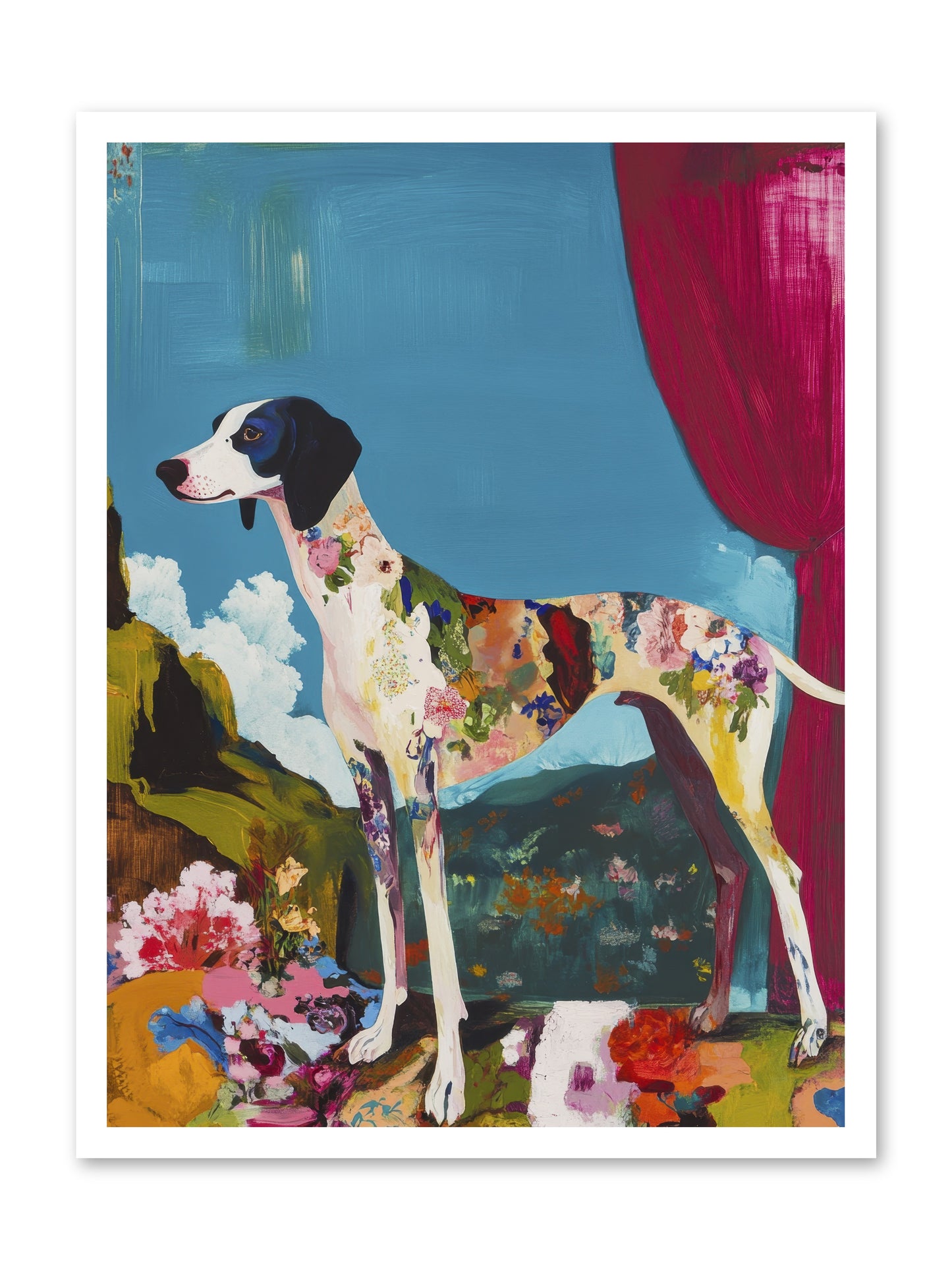 Rosie Belle -- Loose Canvas Print 24x32