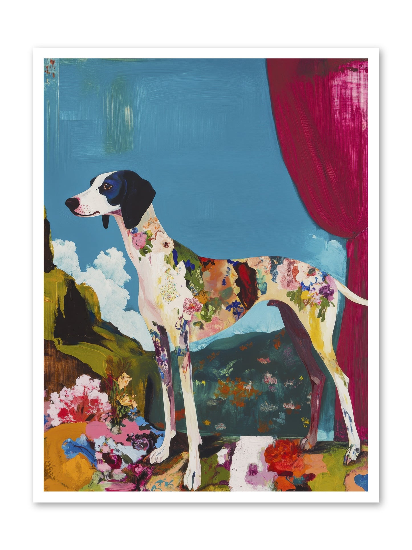 Rosie Belle -- Loose Canvas Print 30x40