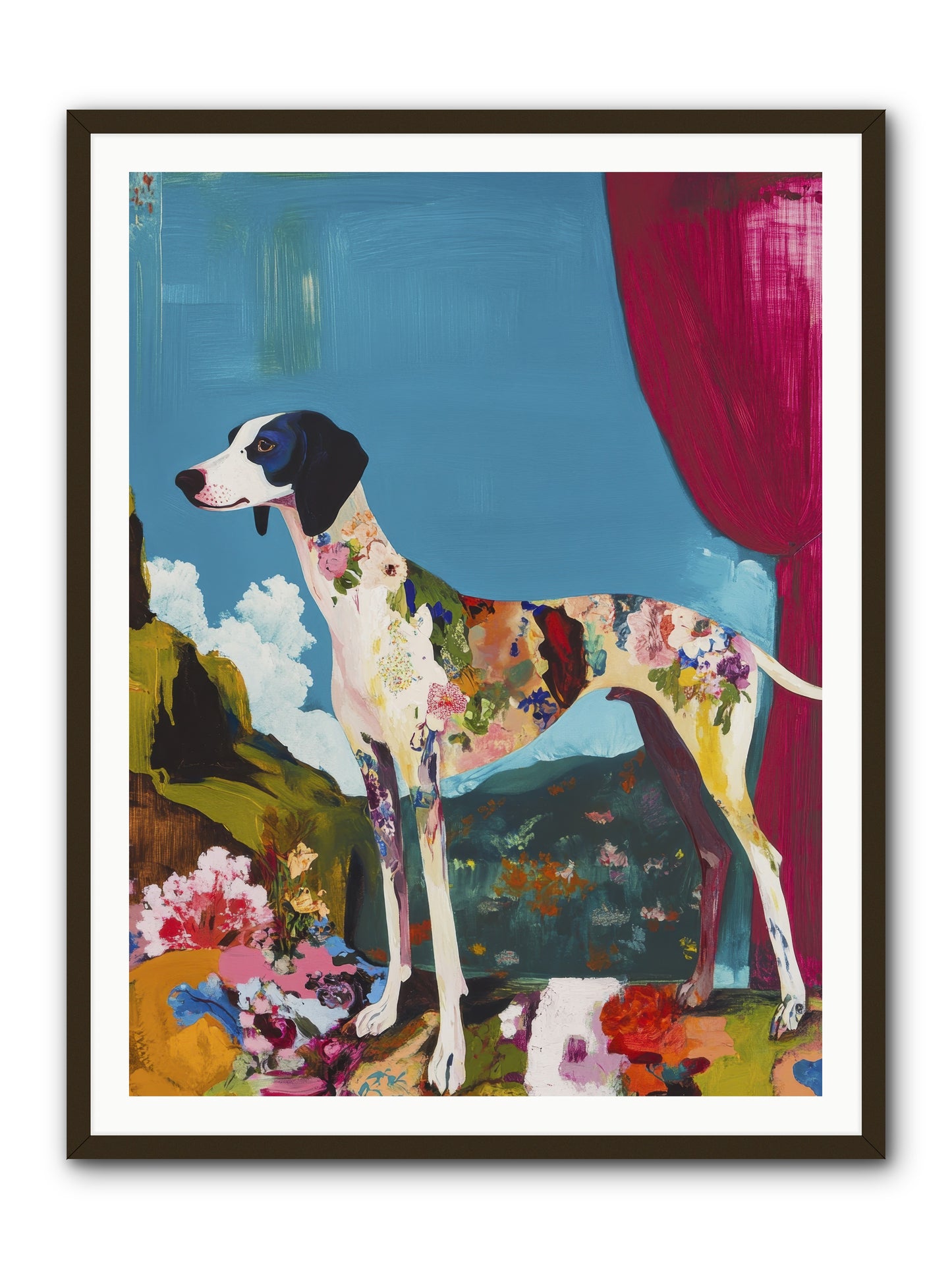 Rosie Belle -- Framed Print - Black 36x48