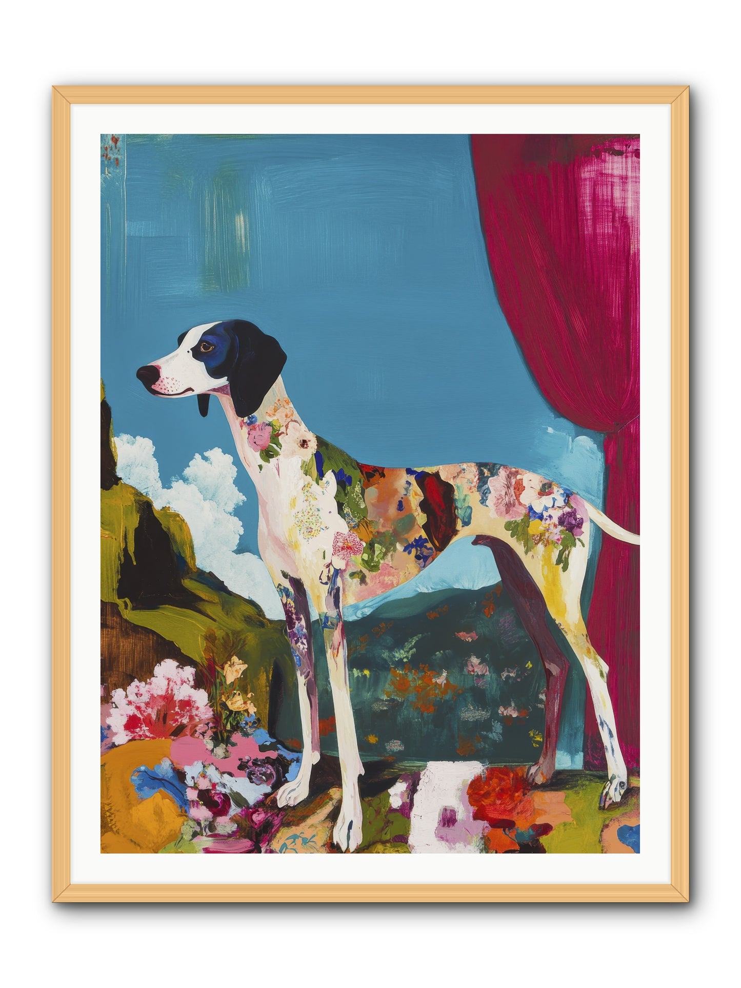 Rosie Belle -- Framed Print - Natural 36x48