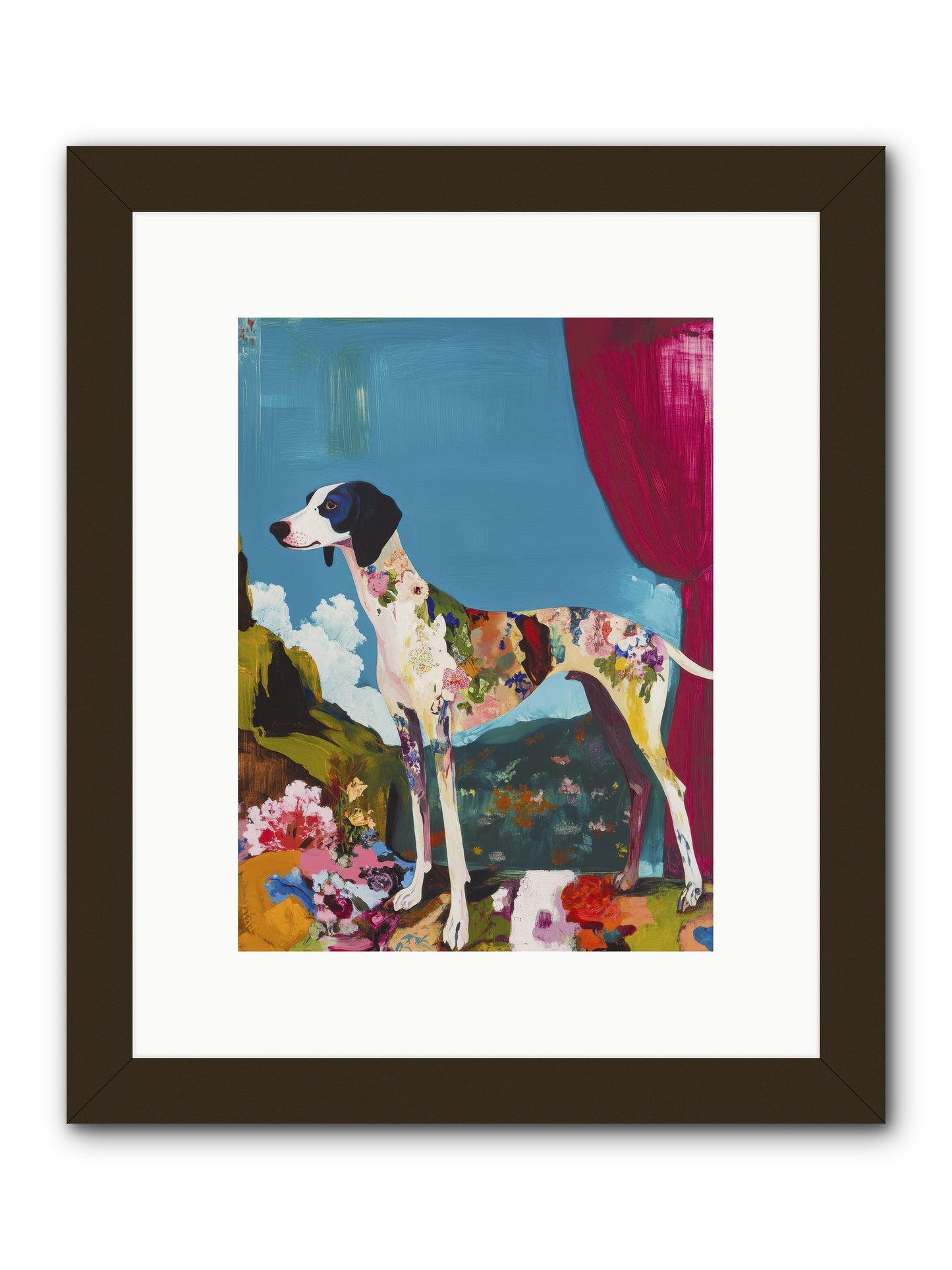 Rosie Belle -- Framed Print - Black 9x12