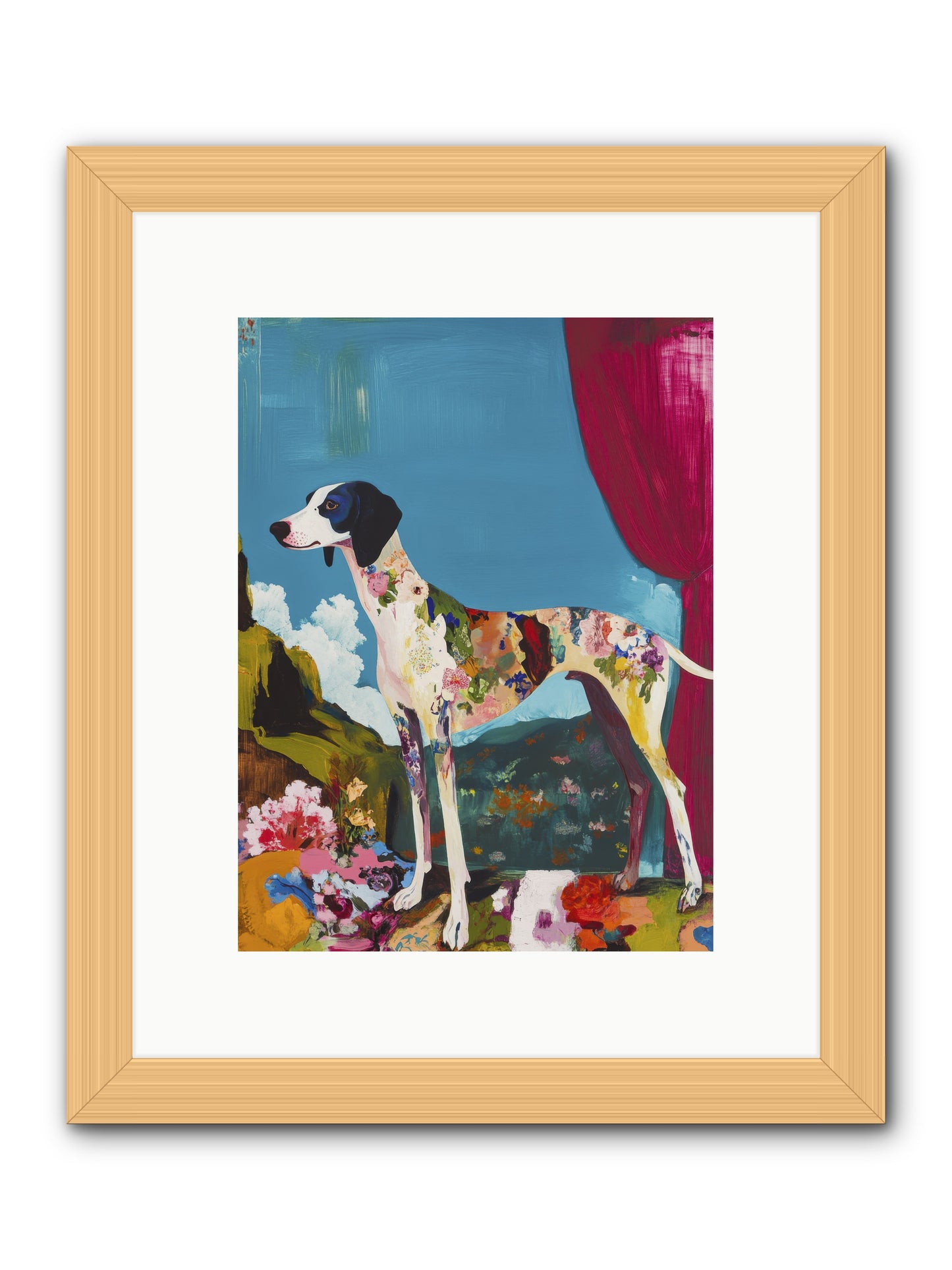 Rosie Belle -- Framed Print - Natural 9x12
