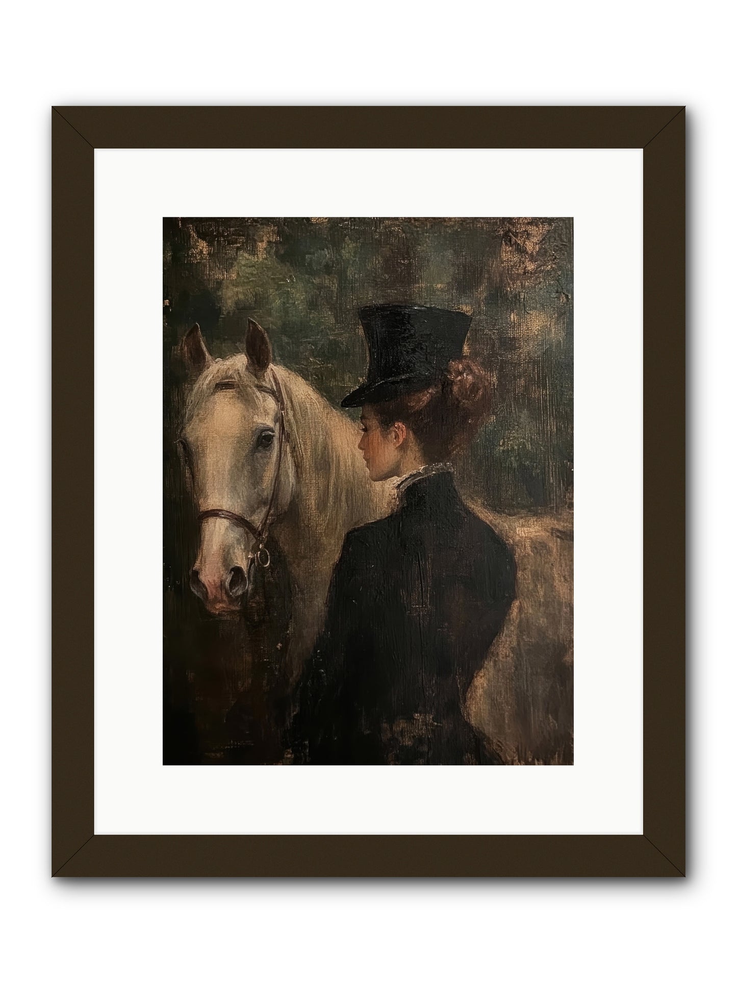 Rough Cut Diamond -- Framed Print - Black 12x16