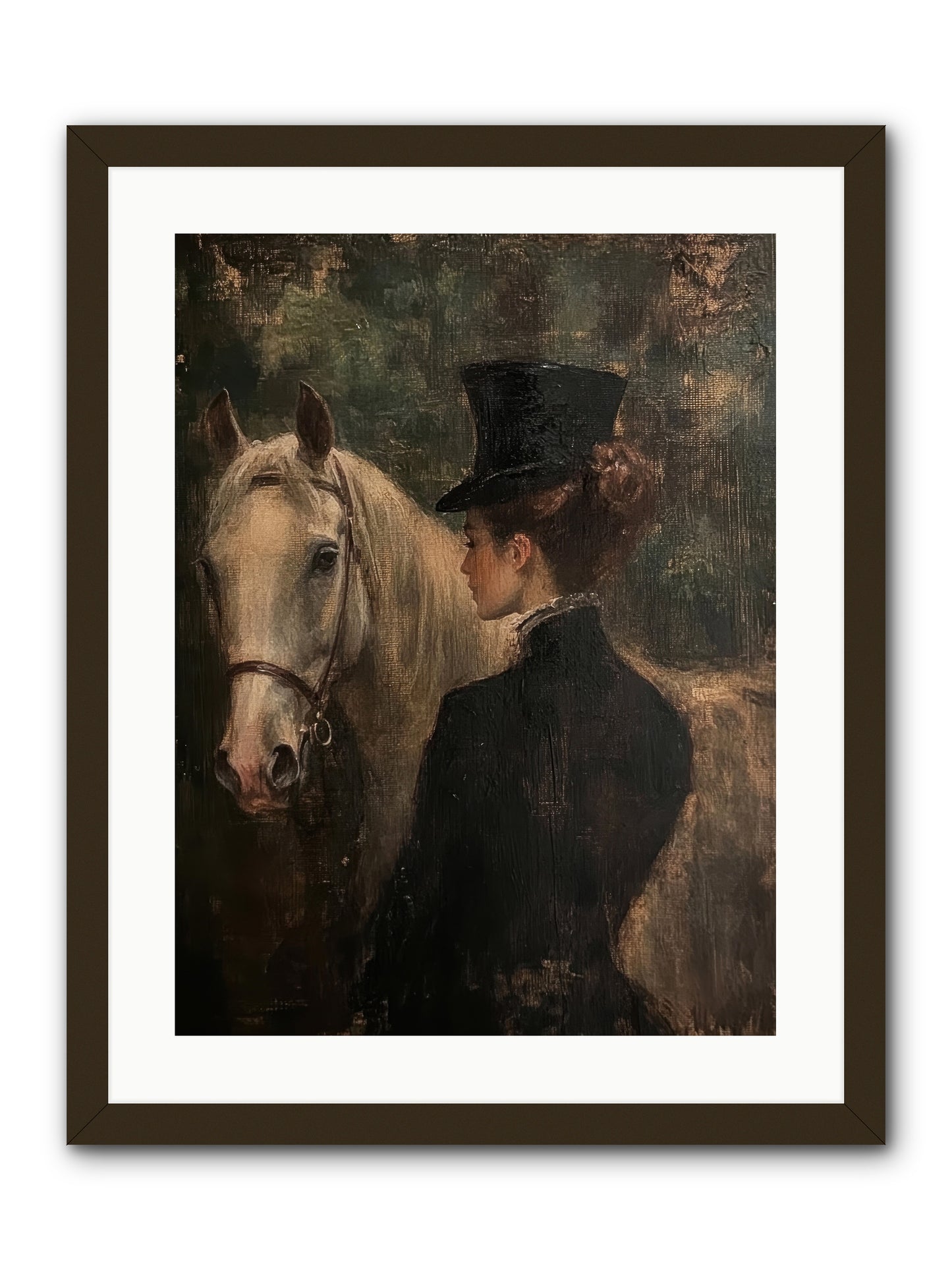 Rough Cut Diamond -- Framed Print - Black 18x24