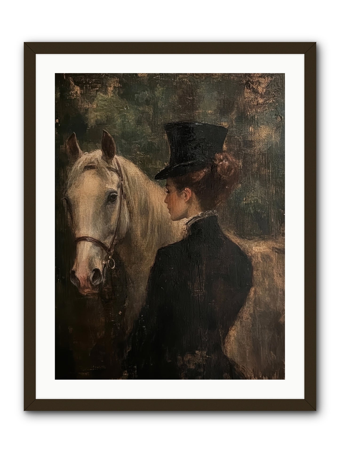 Rough Cut Diamond -- Framed Print - Black 24x32