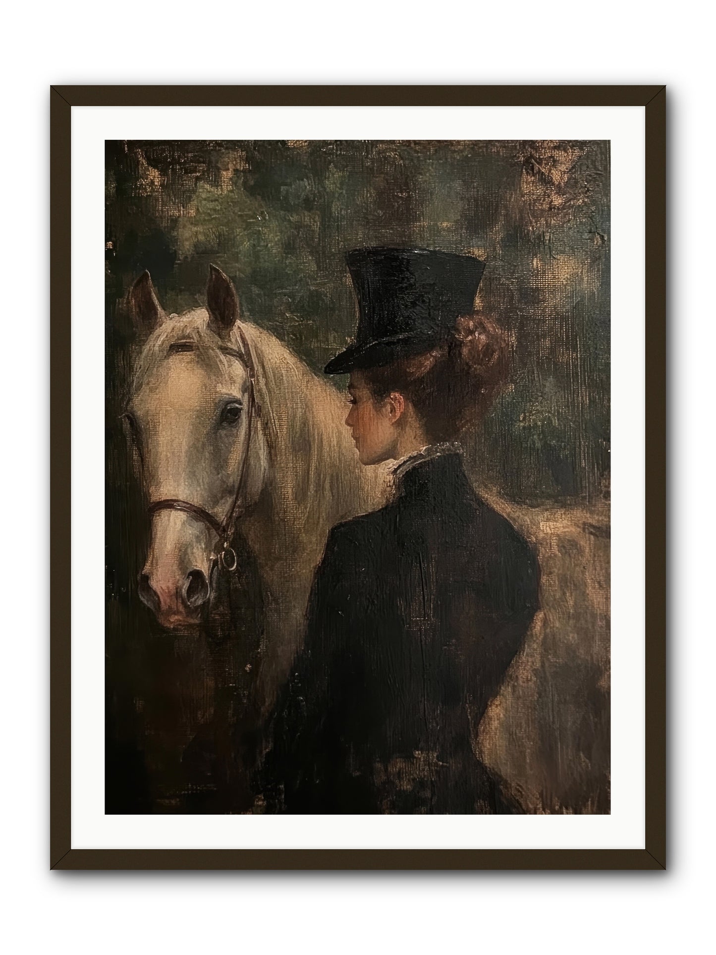 Rough Cut Diamond -- Framed Print - Black 30x40