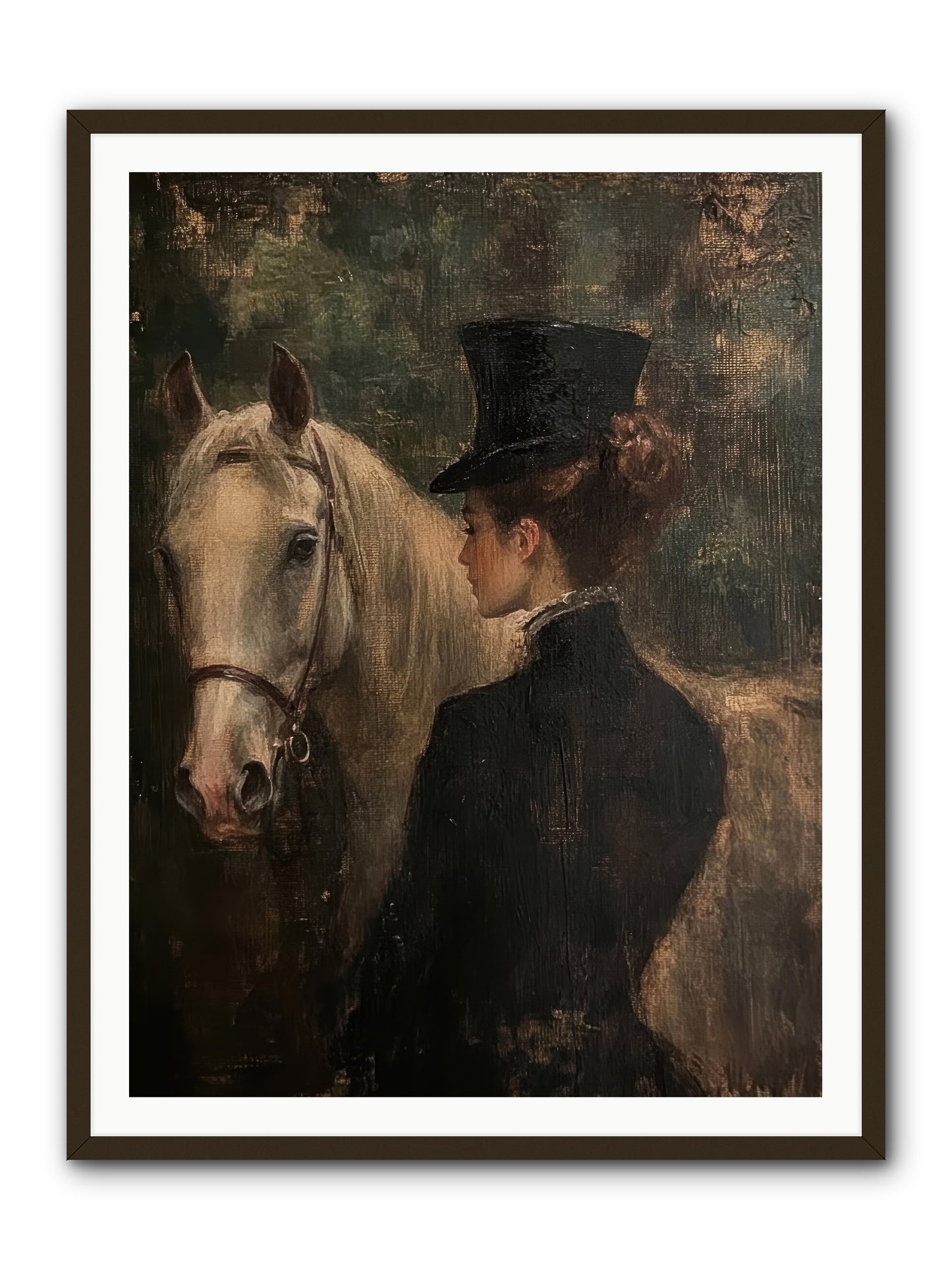 Rough Cut Diamond -- Framed Print - Black 36x48