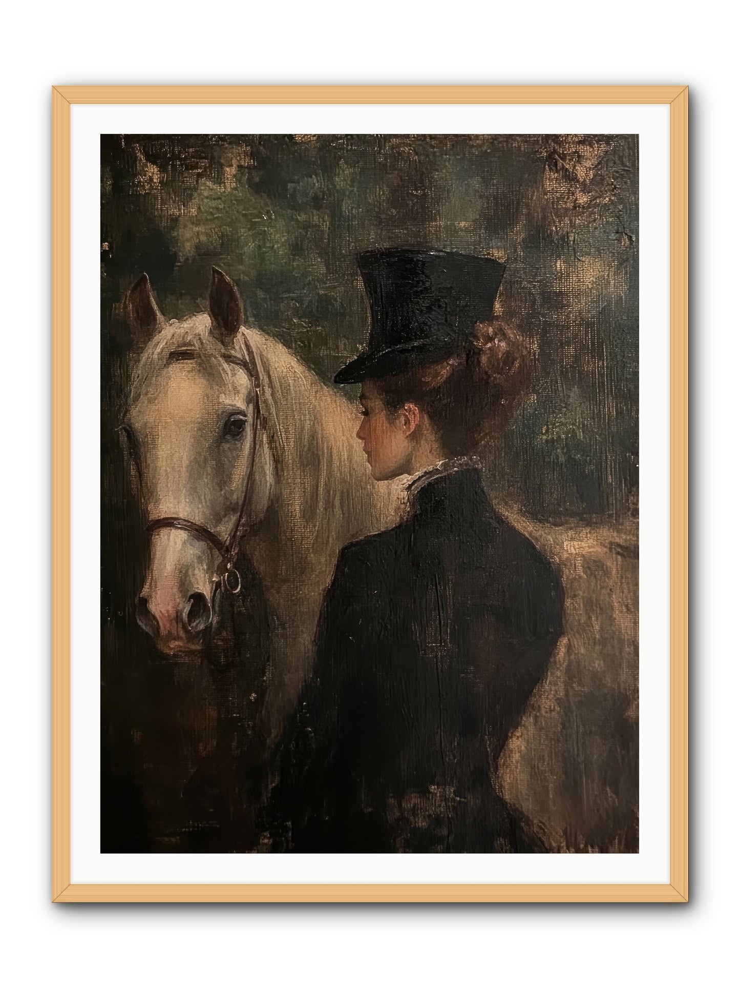 Rough Cut Diamond -- Framed Print - Natural 36x48