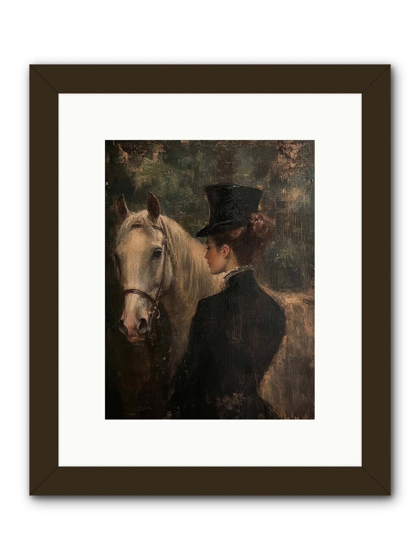 Rough Cut Diamond -- Framed Print - Black 9x12