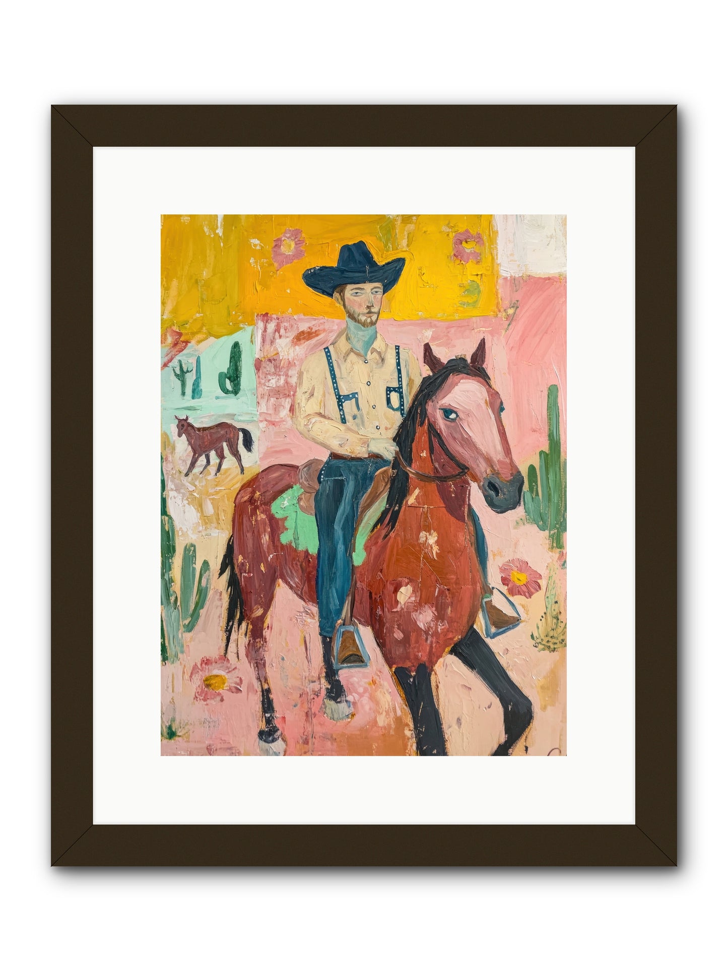 Rough Stock Glory -- Framed Print - Black 12x16