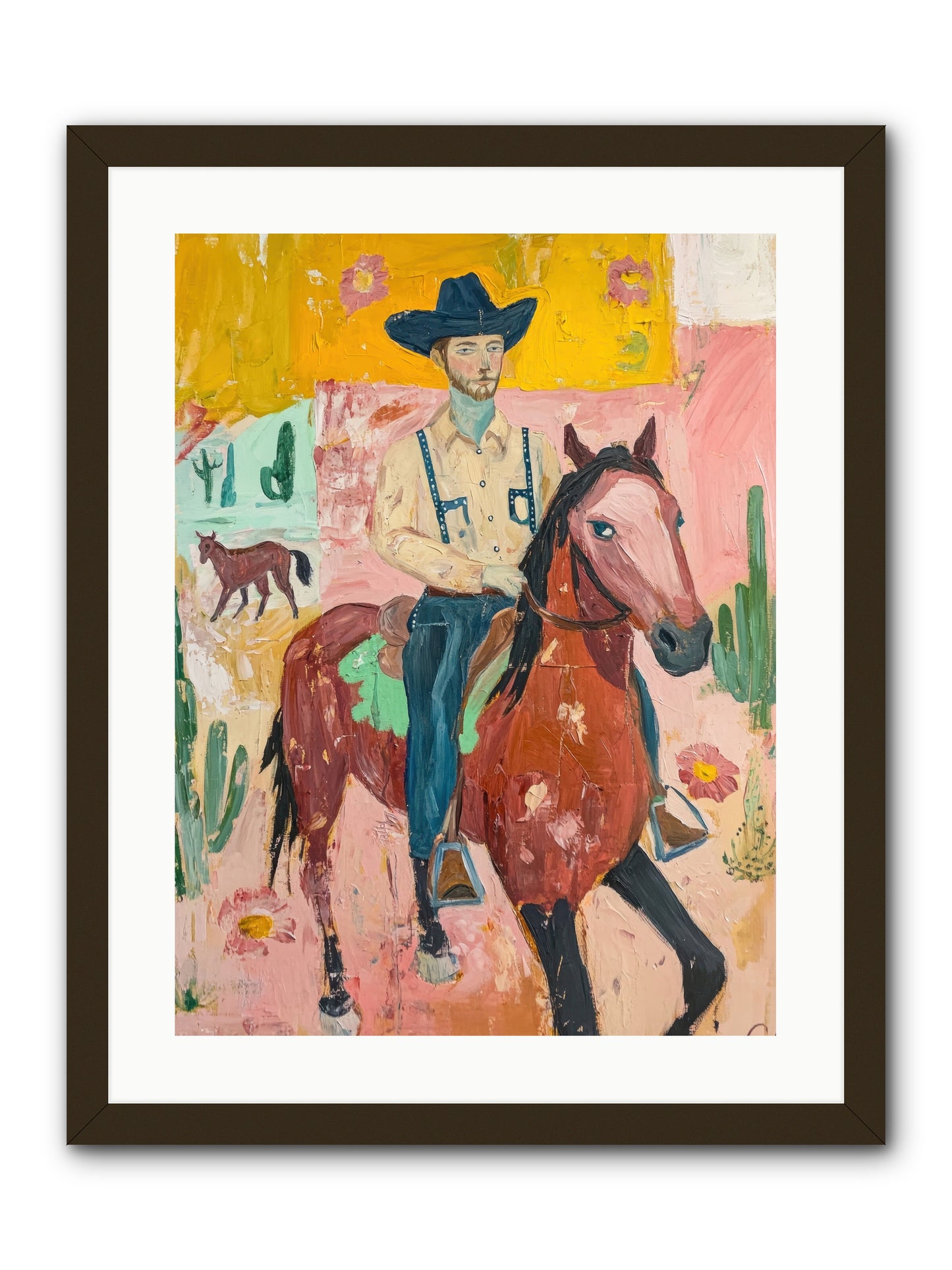 Rough Stock Glory -- Framed Print - Black 18x24