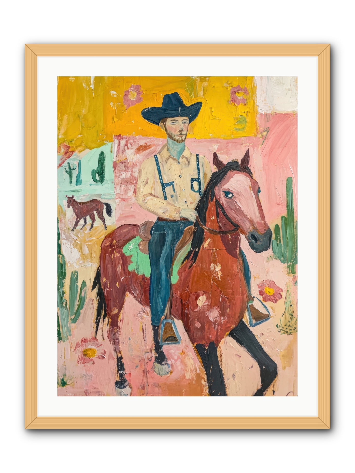 Rough Stock Glory -- Framed Print - Natural 24x32