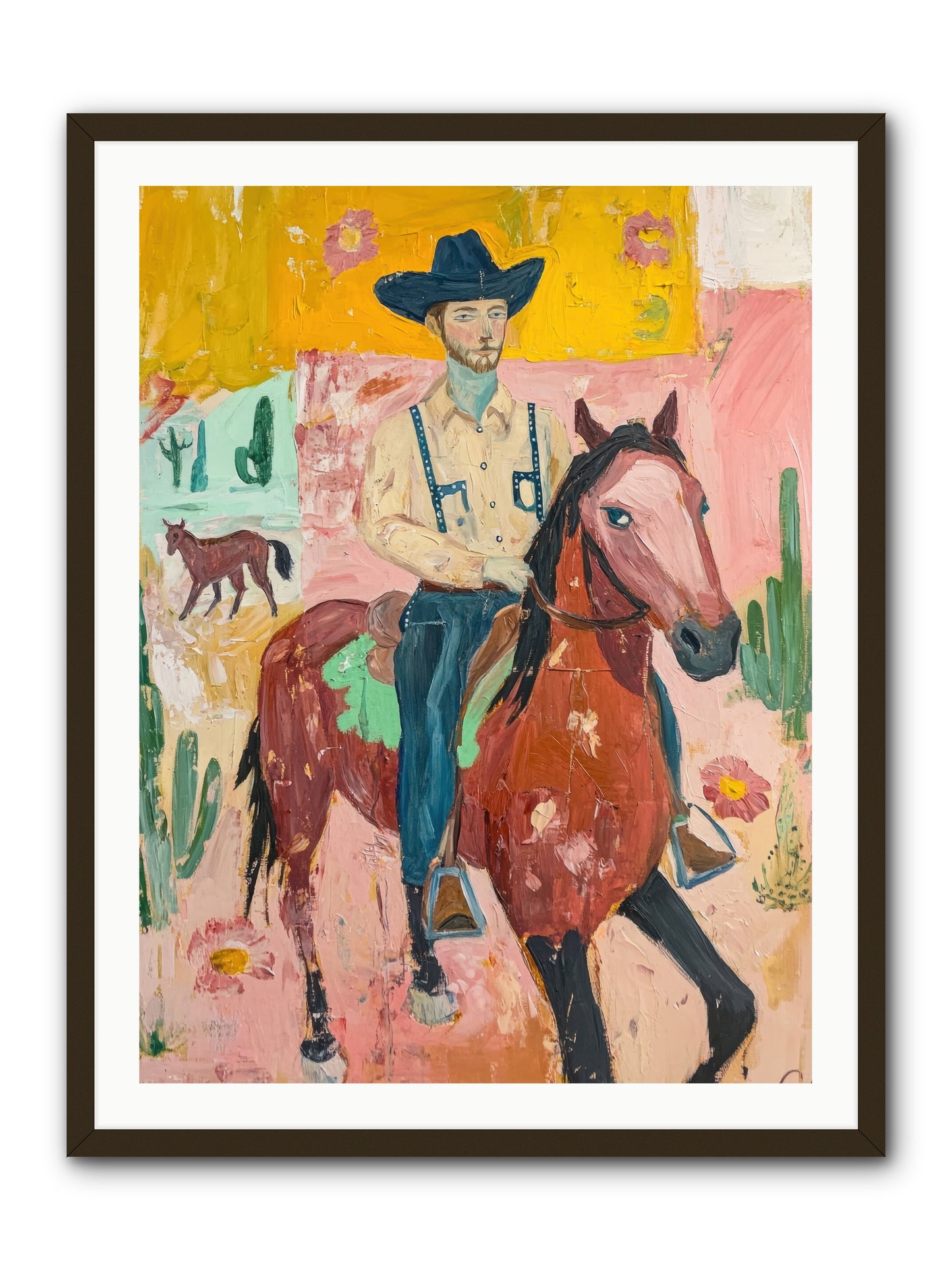 Rough Stock Glory -- Framed Print - Black 30x40