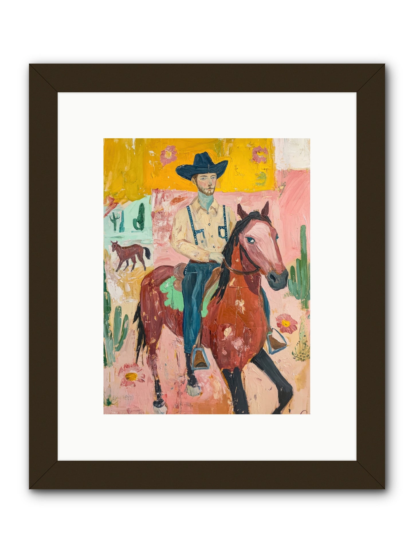 Rough Stock Glory -- Framed Print - Black 9x12