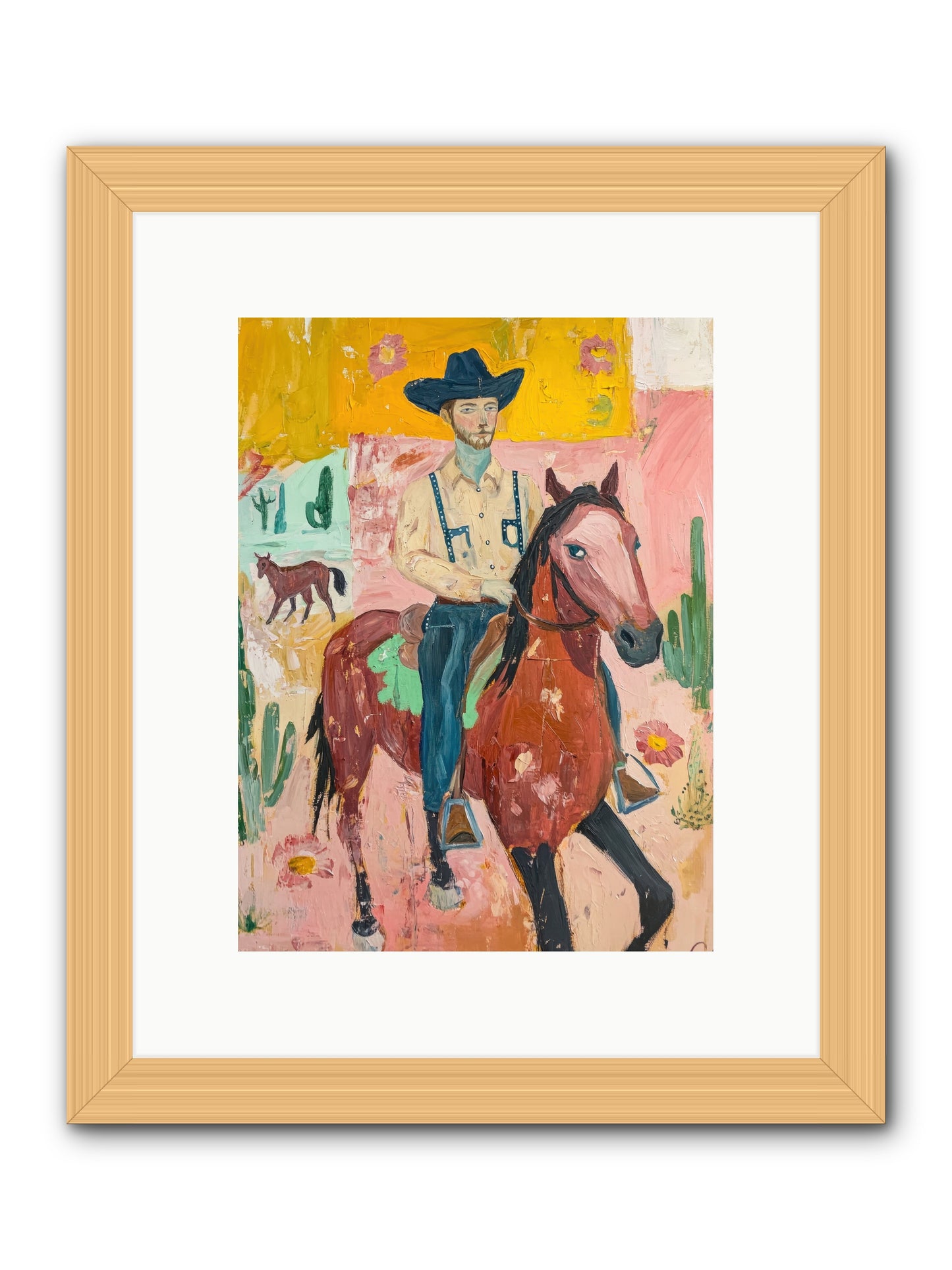 Rough Stock Glory -- Framed Print - Natural 9x12
