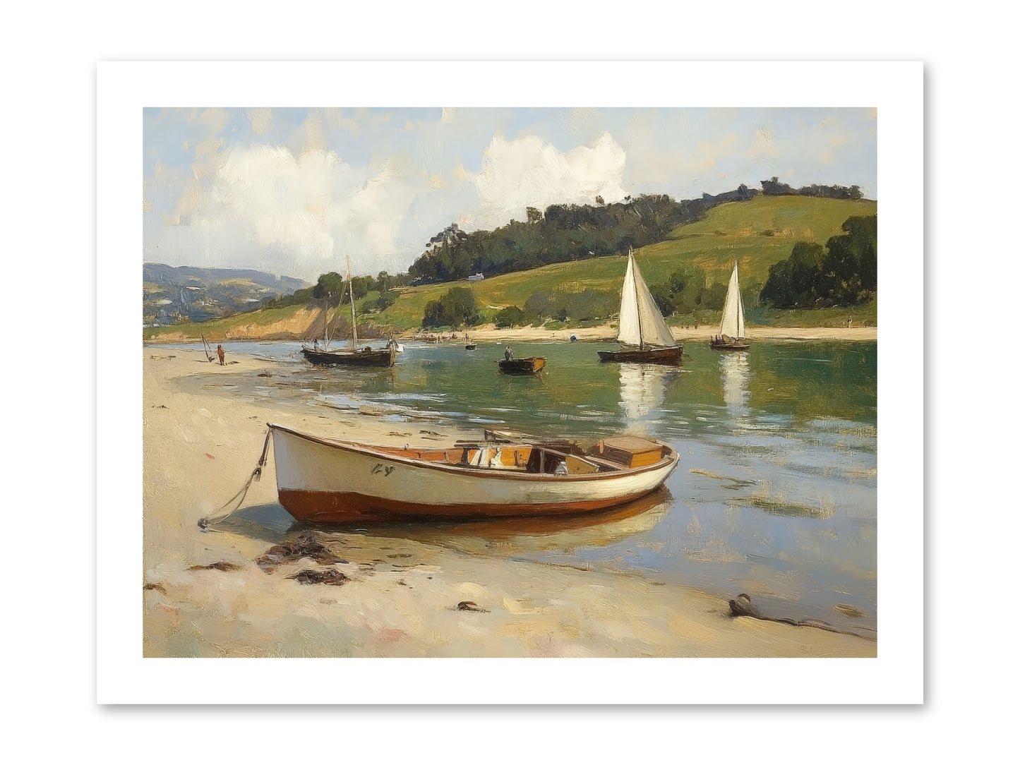 Rowing Hour -- Loose Canvas Print 16x12