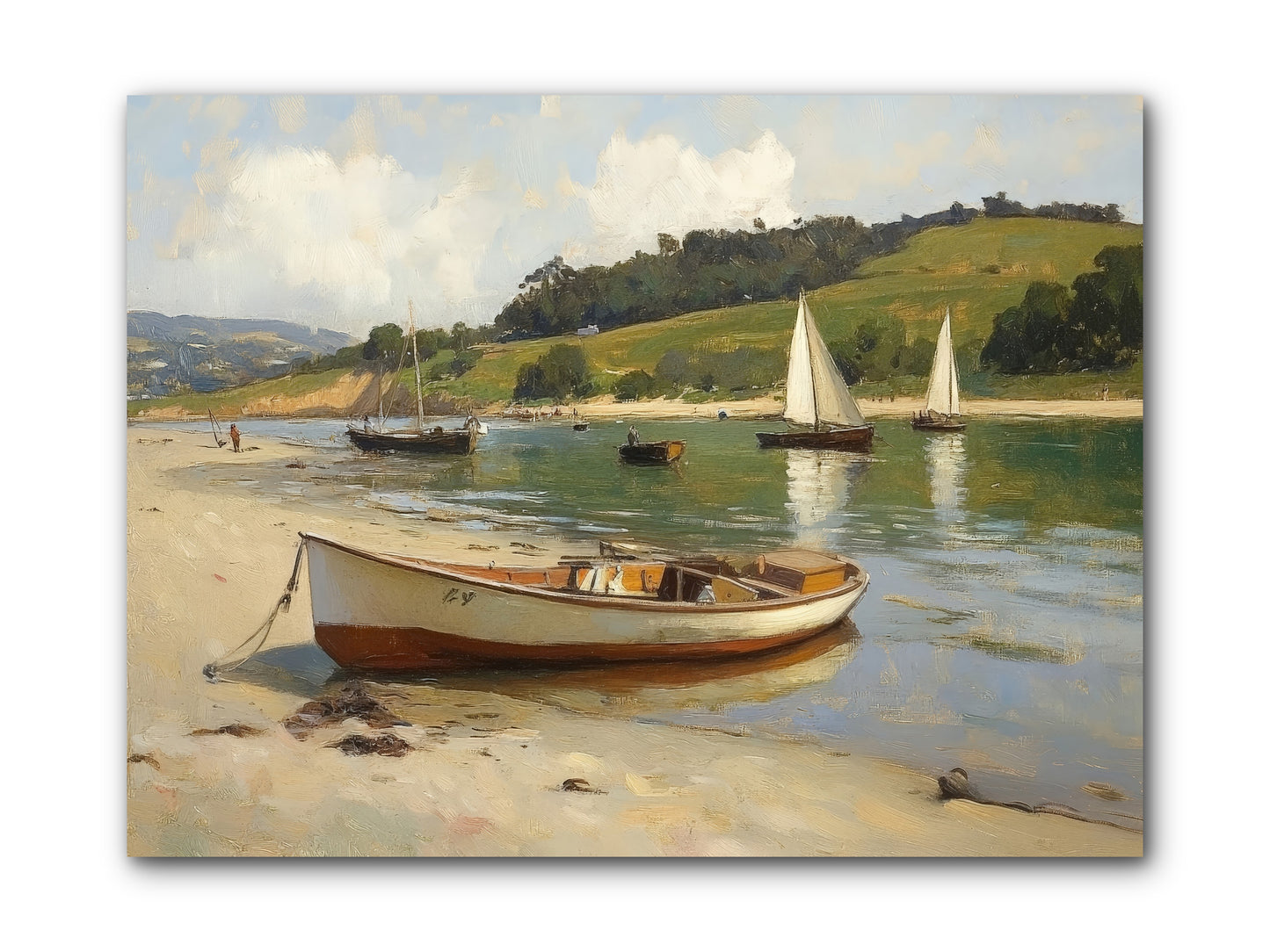 Rowing Hour -- Wrapped Canvas 12x9