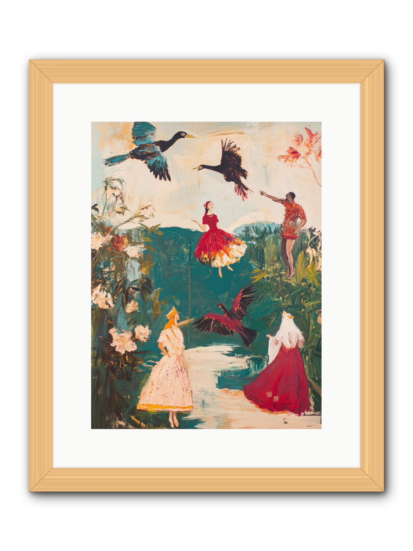 Royal Expedition -- Framed Print - Natural 12x16