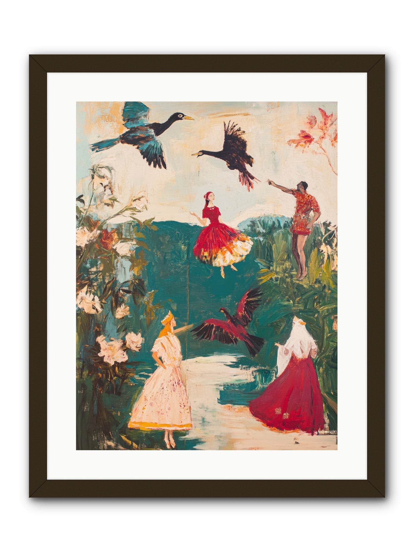 Royal Expedition -- Framed Print - Black 18x24