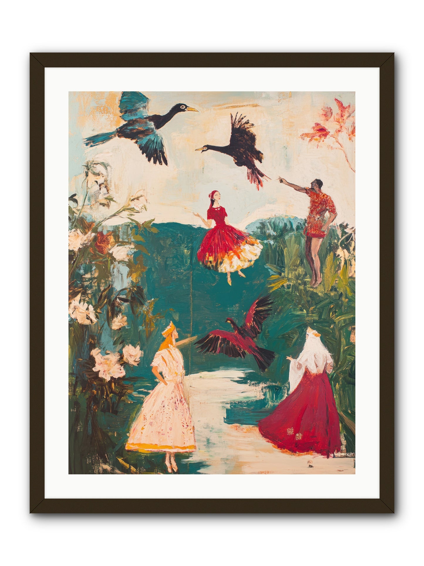 Royal Expedition -- Framed Print - Black 24x32