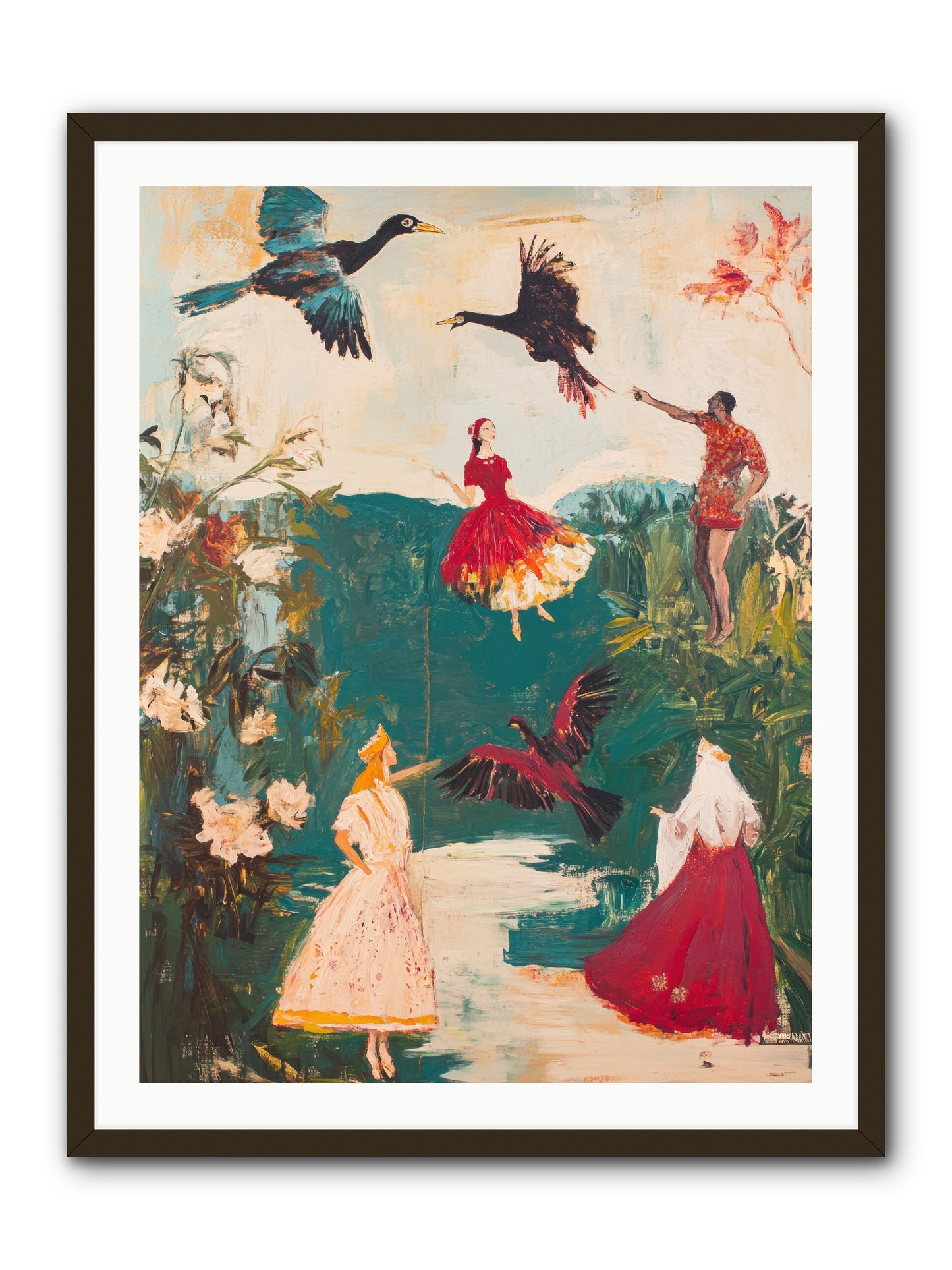 Royal Expedition -- Framed Print - Black 30x40