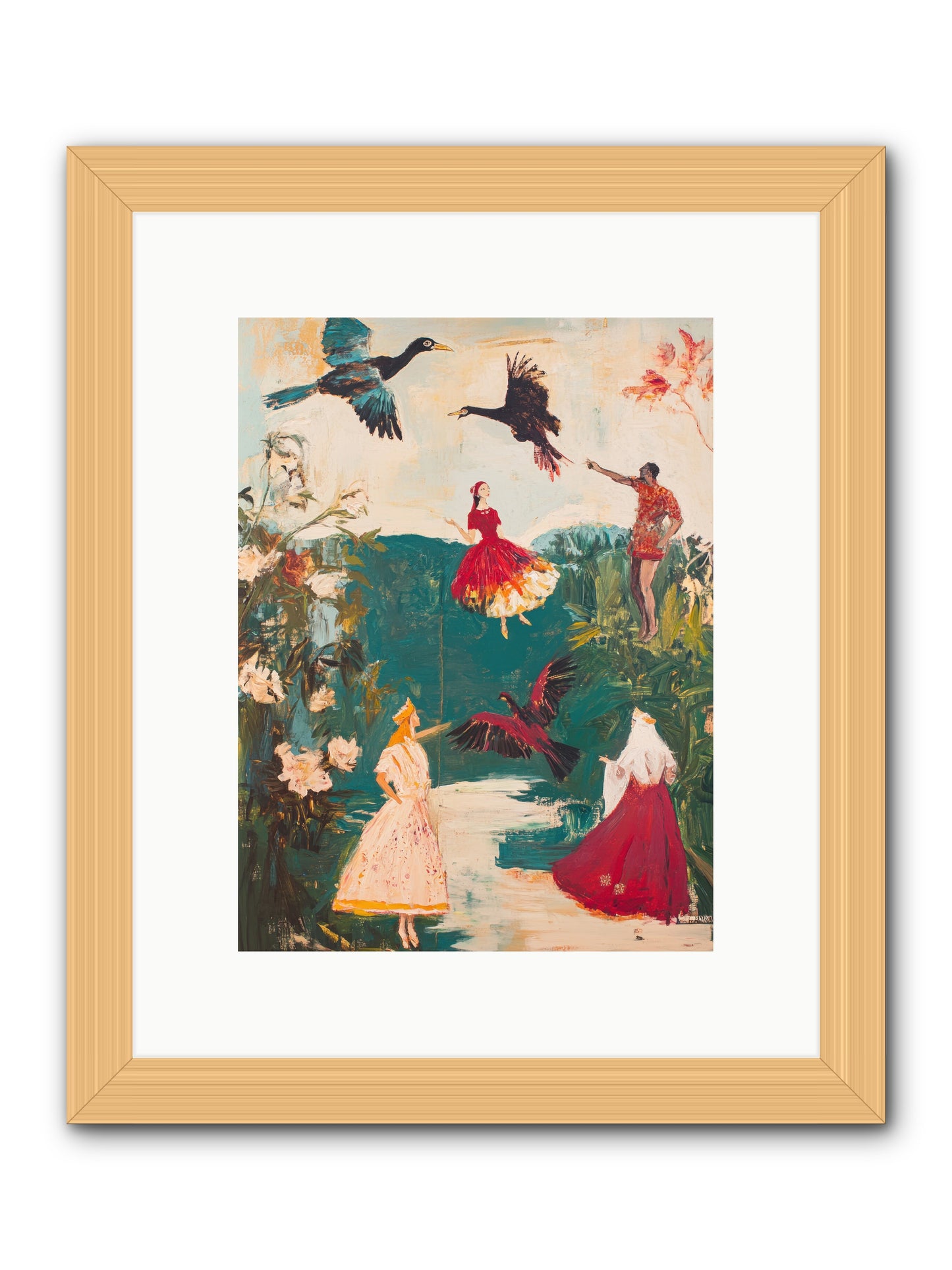 Royal Expedition -- Framed Print - Natural 9x12