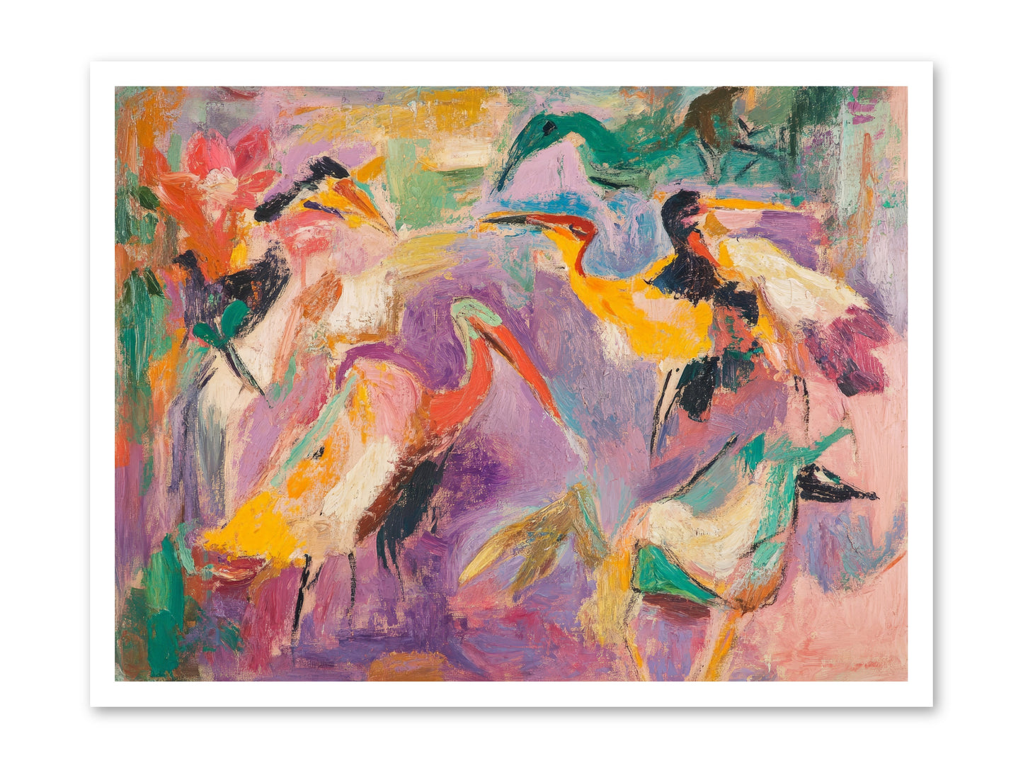 Royal Flock -- Paper Print 32x24