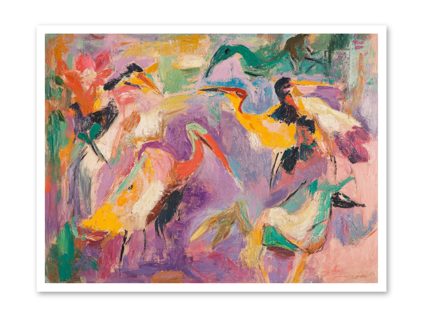 Royal Flock -- Paper Print 40x30