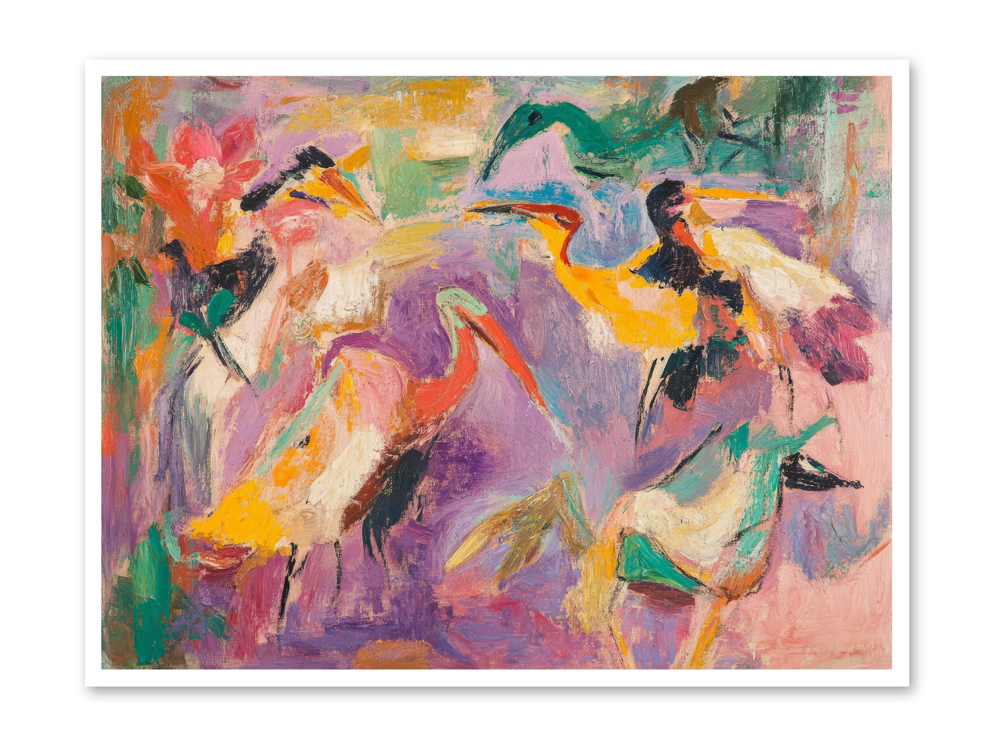 Royal Flock -- Paper Print 48x36