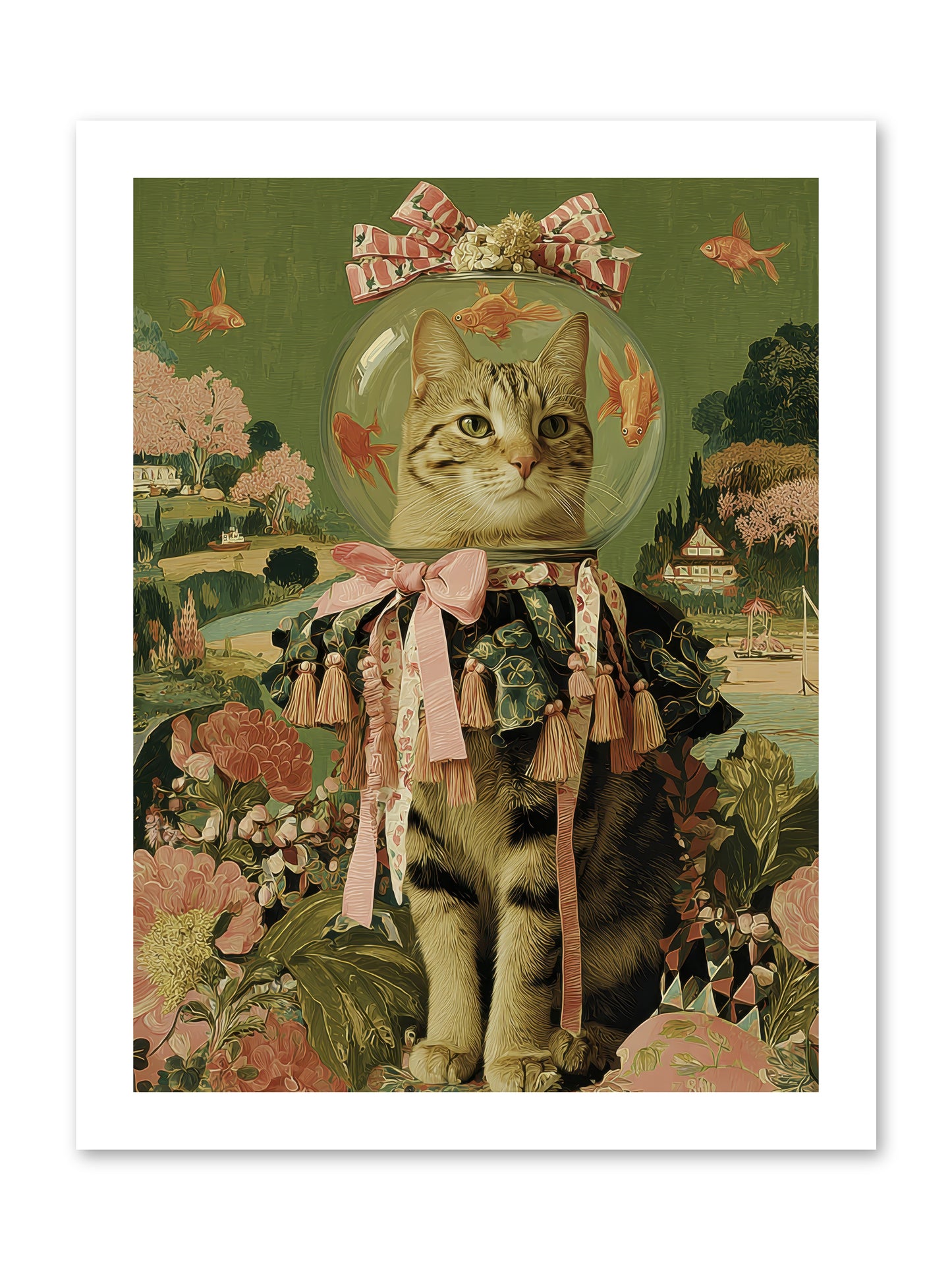 Royal Holiday -- Paper Print 12x16