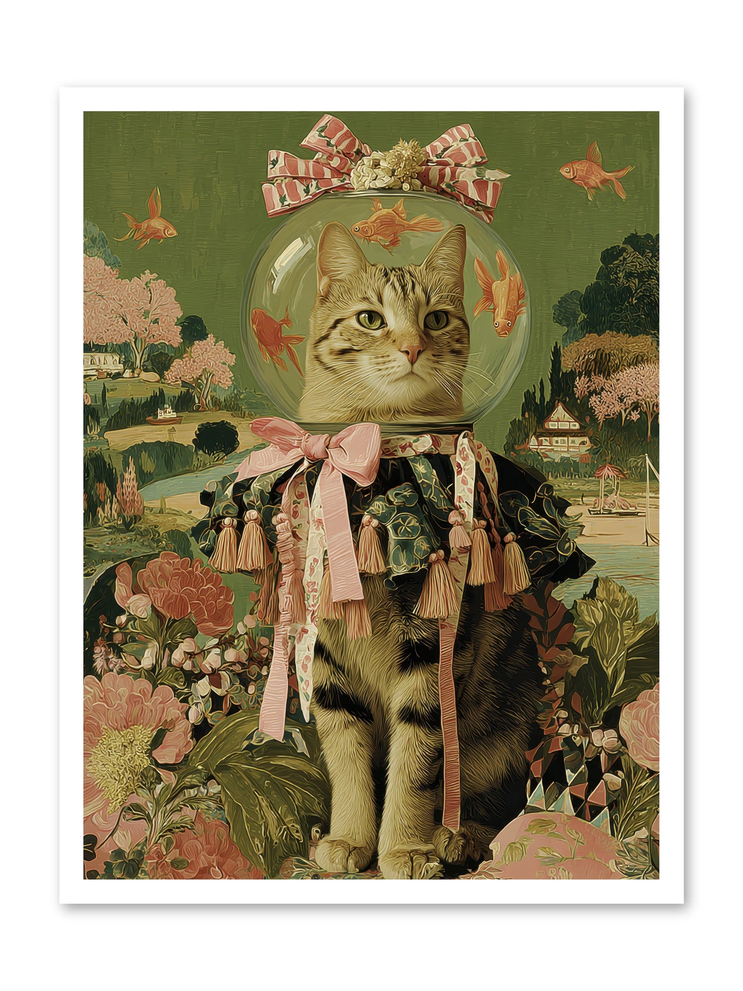 Royal Holiday -- Paper Print 24x32