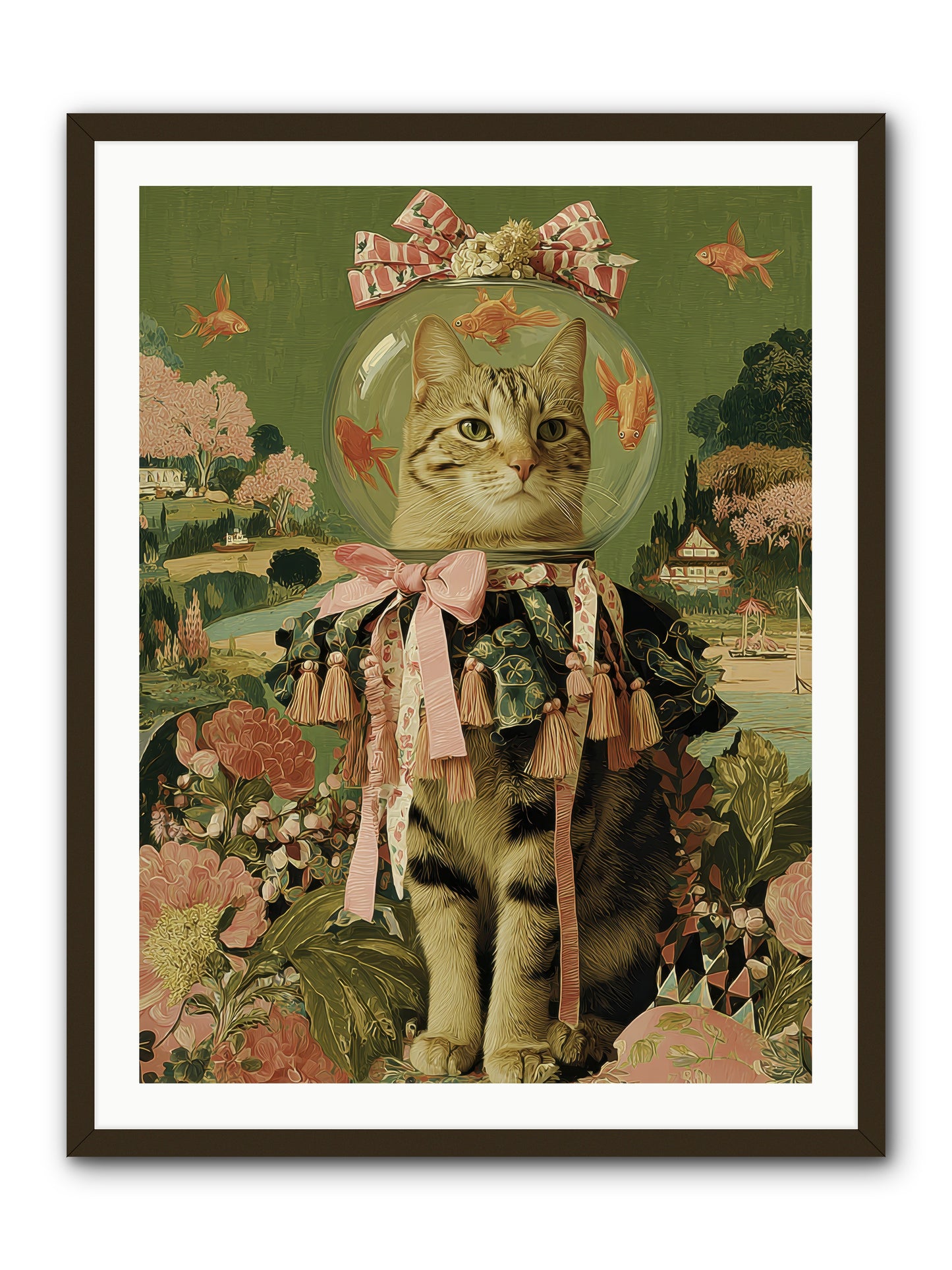Royal Holiday -- Framed Print - Black 30x40