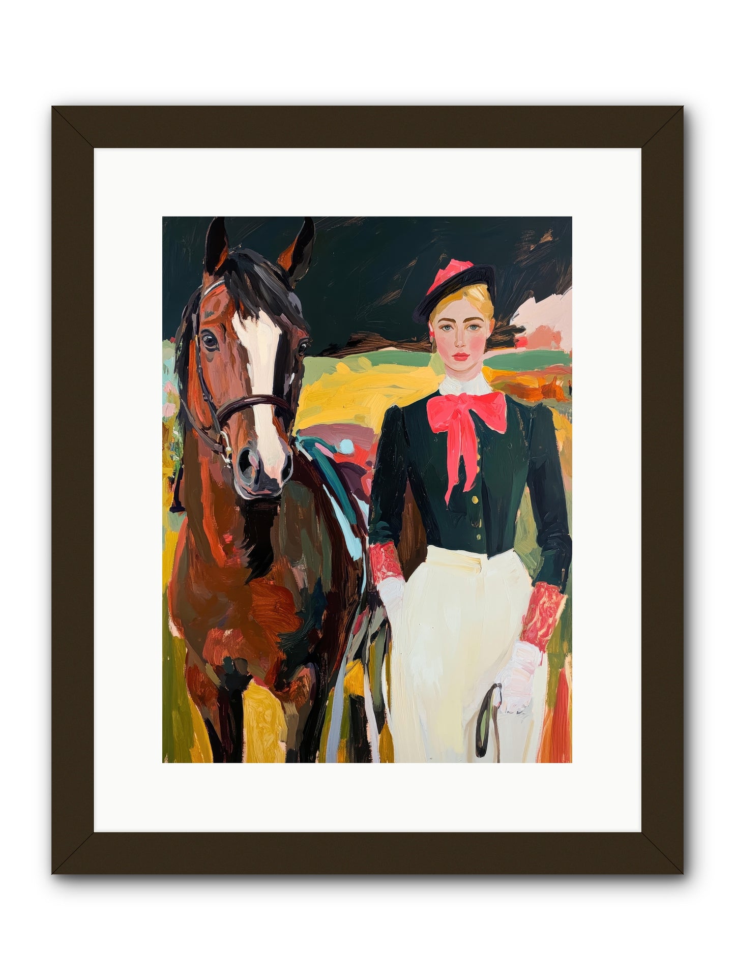 Royal Rebel -- Framed Print - Black 12x16