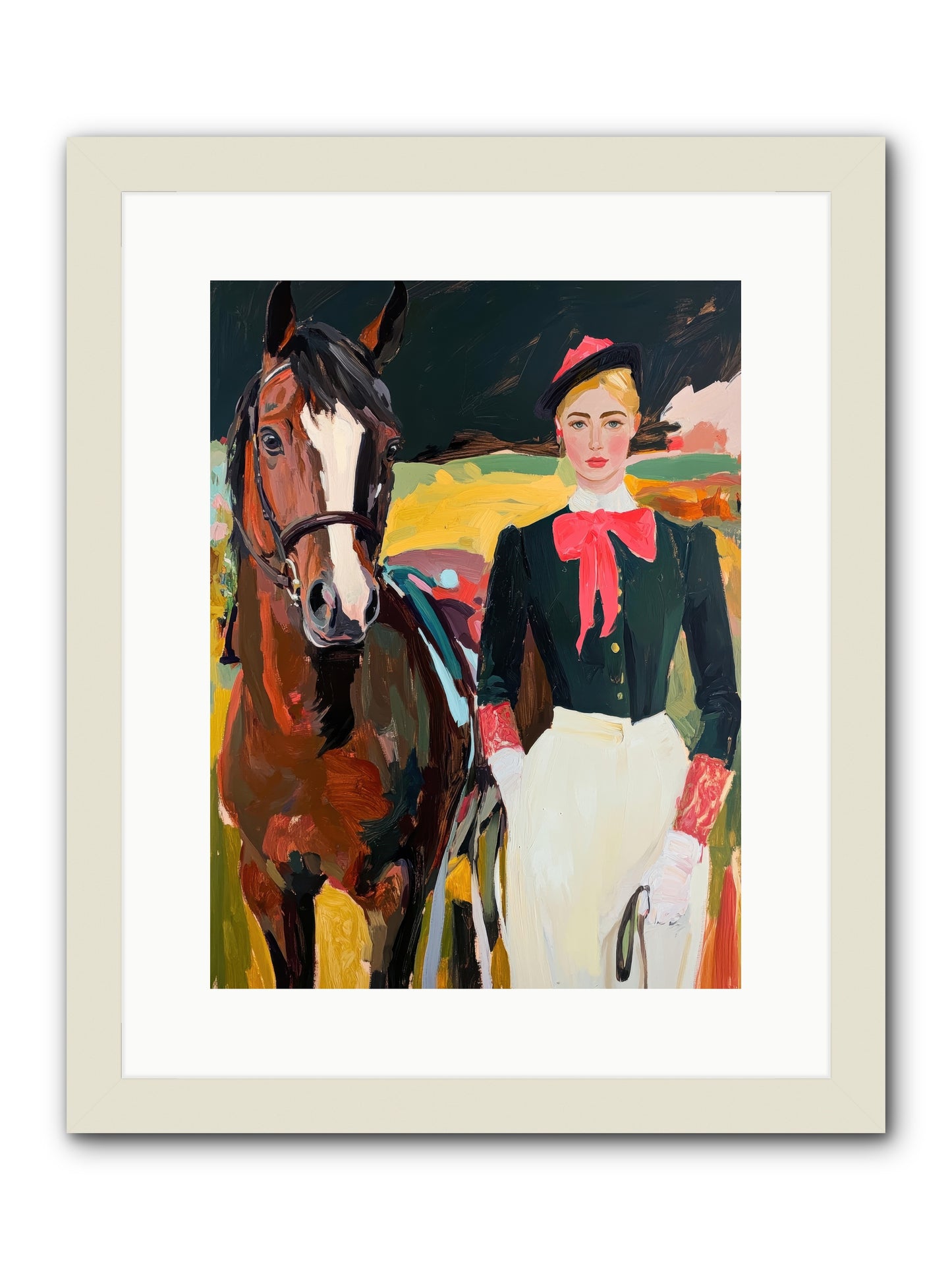Royal Rebel -- Framed Print - White 12x16