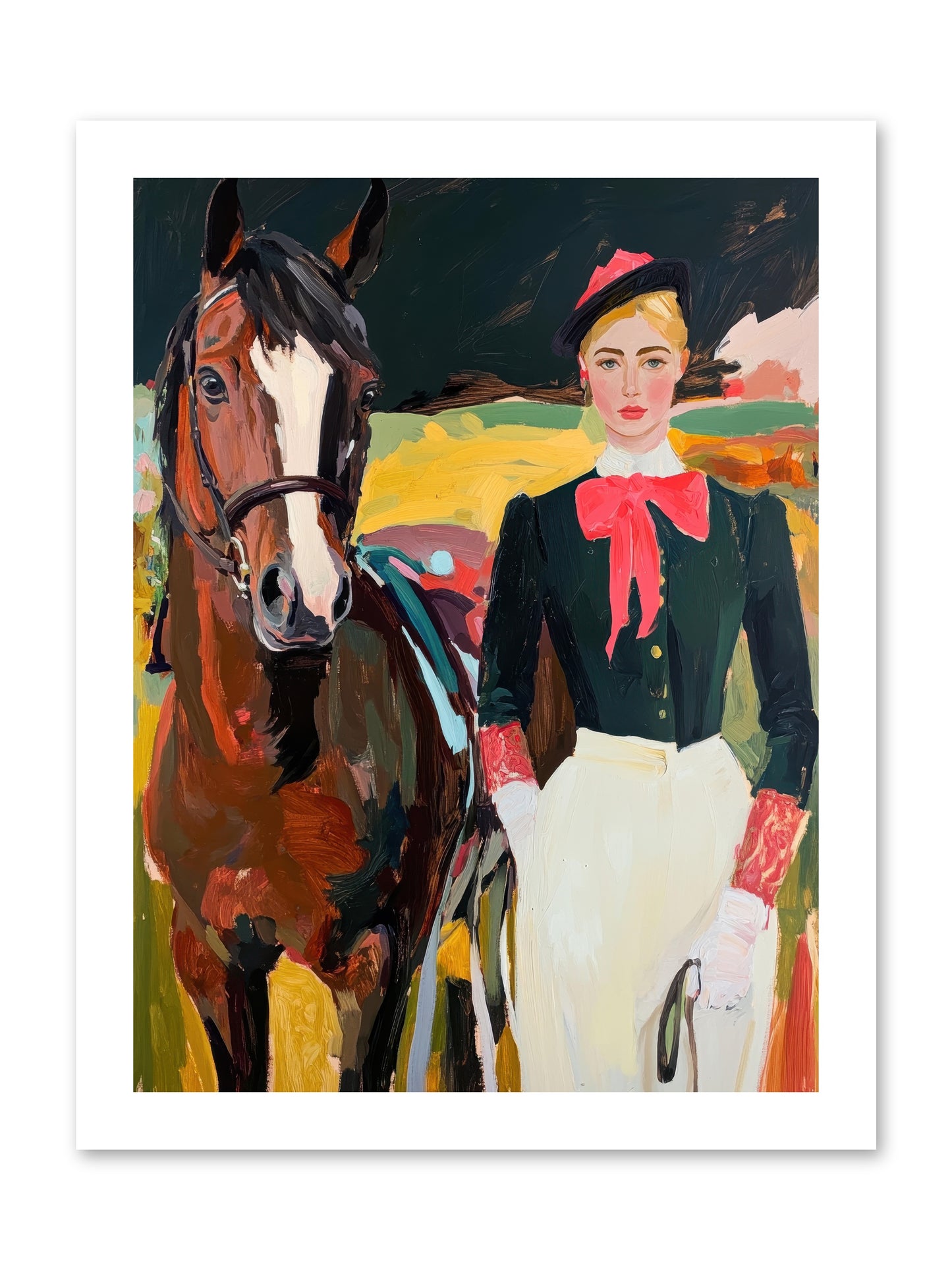 Royal Rebel -- Loose Canvas Print 12x16