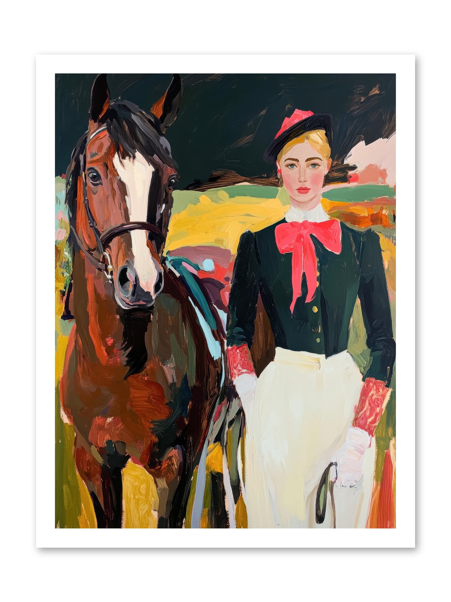 Royal Rebel -- Loose Canvas Print 18x24